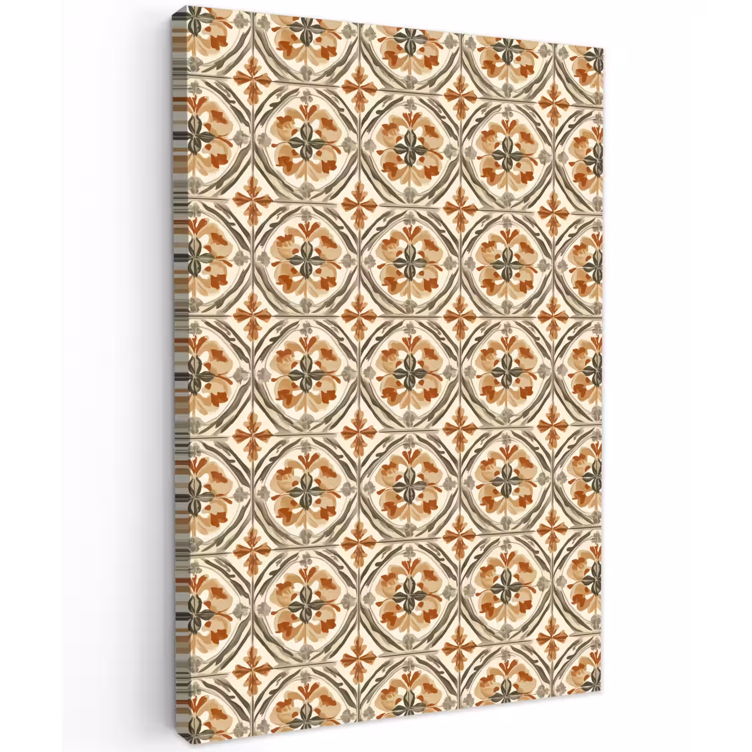 Elegant - Antiek - Kleurrijk Tuinposter op houten frame 2 cm dik klein 841 -3d