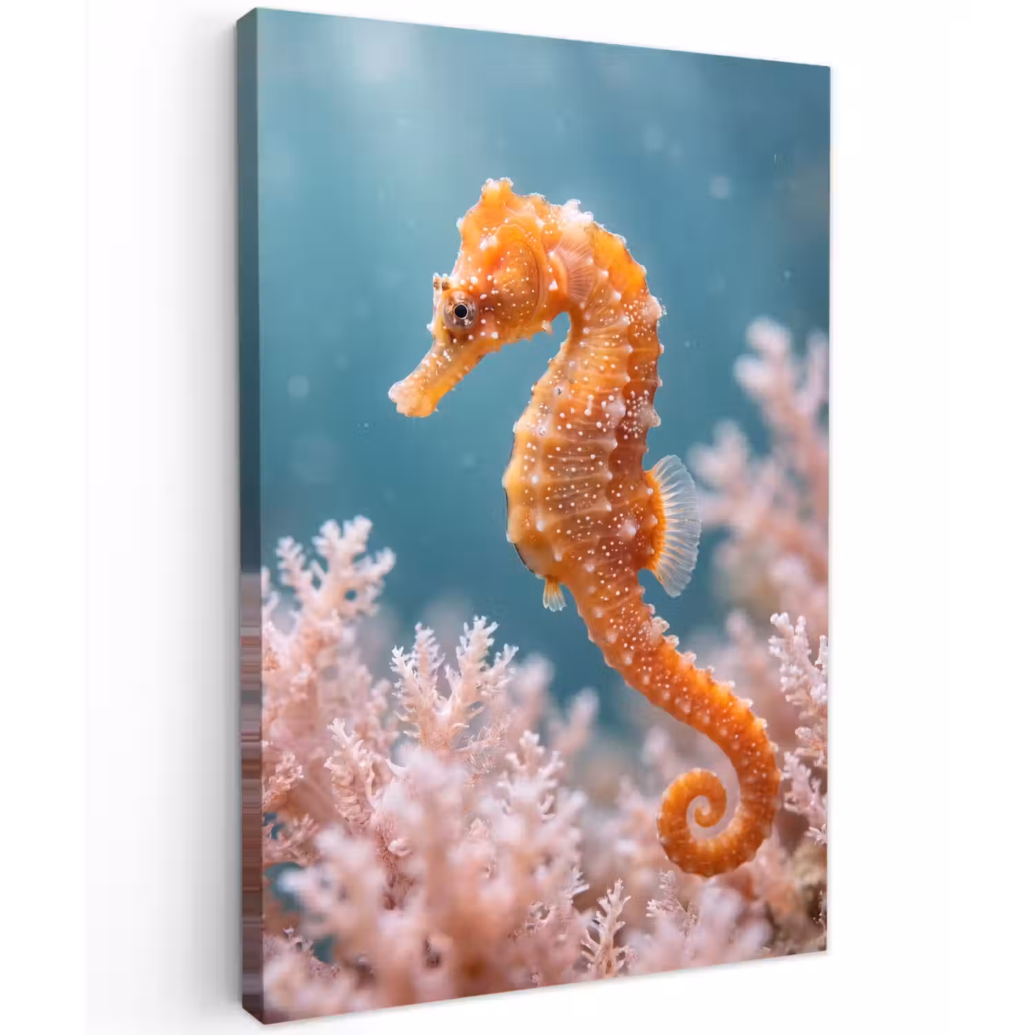 Vis - Koraal - Oceaan - Macro - Oranje Tuinposter op houten frame 2 cm dik klein -3d