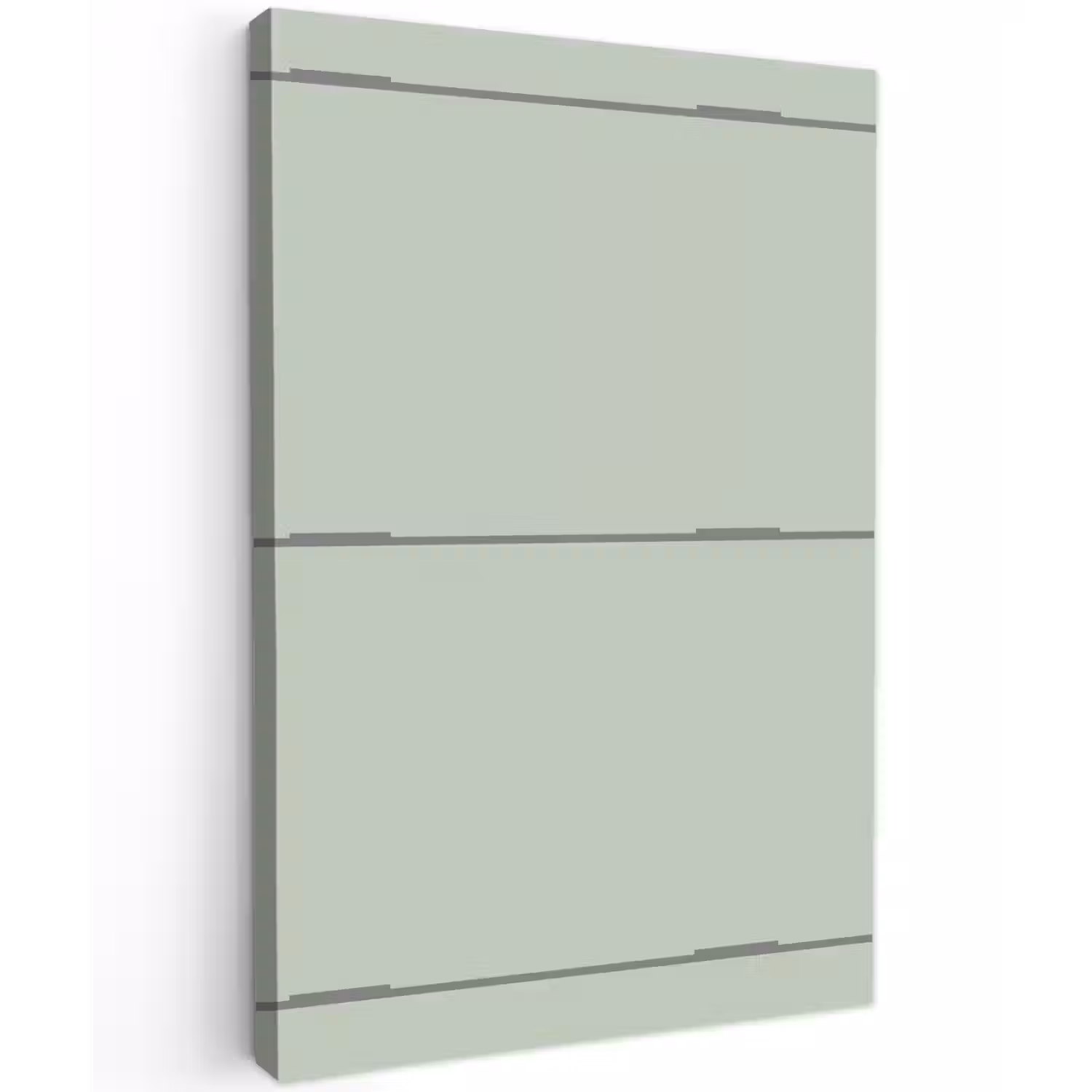 Frosted - Mint - Groen Tuinposter op houten frame 2 cm dik klein 841 -3d