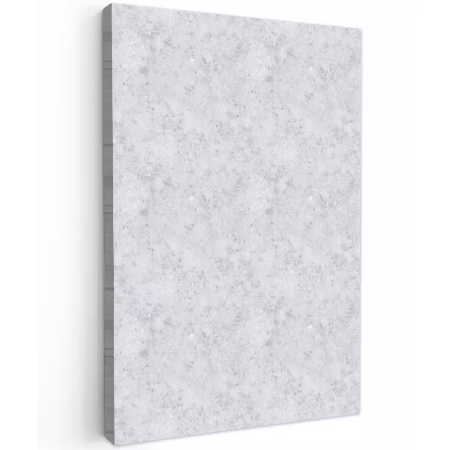 Grijs - Terrazzo-effect - Beton Tuinposter op houten frame 2 cm dik klein 841 -3d