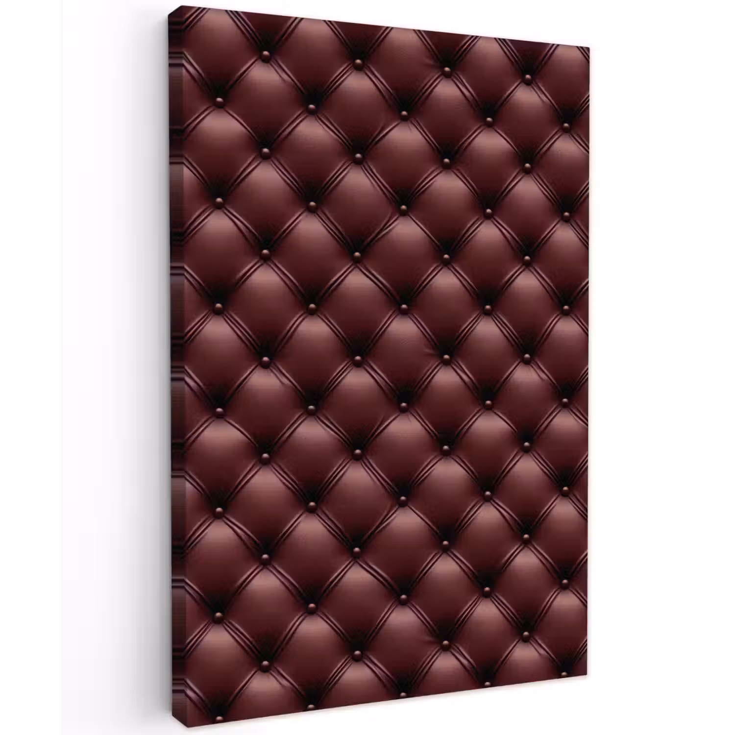 Leer - Patroon - Bordeaux Tuinposter op houten frame 2 cm dik klein 841 -3d