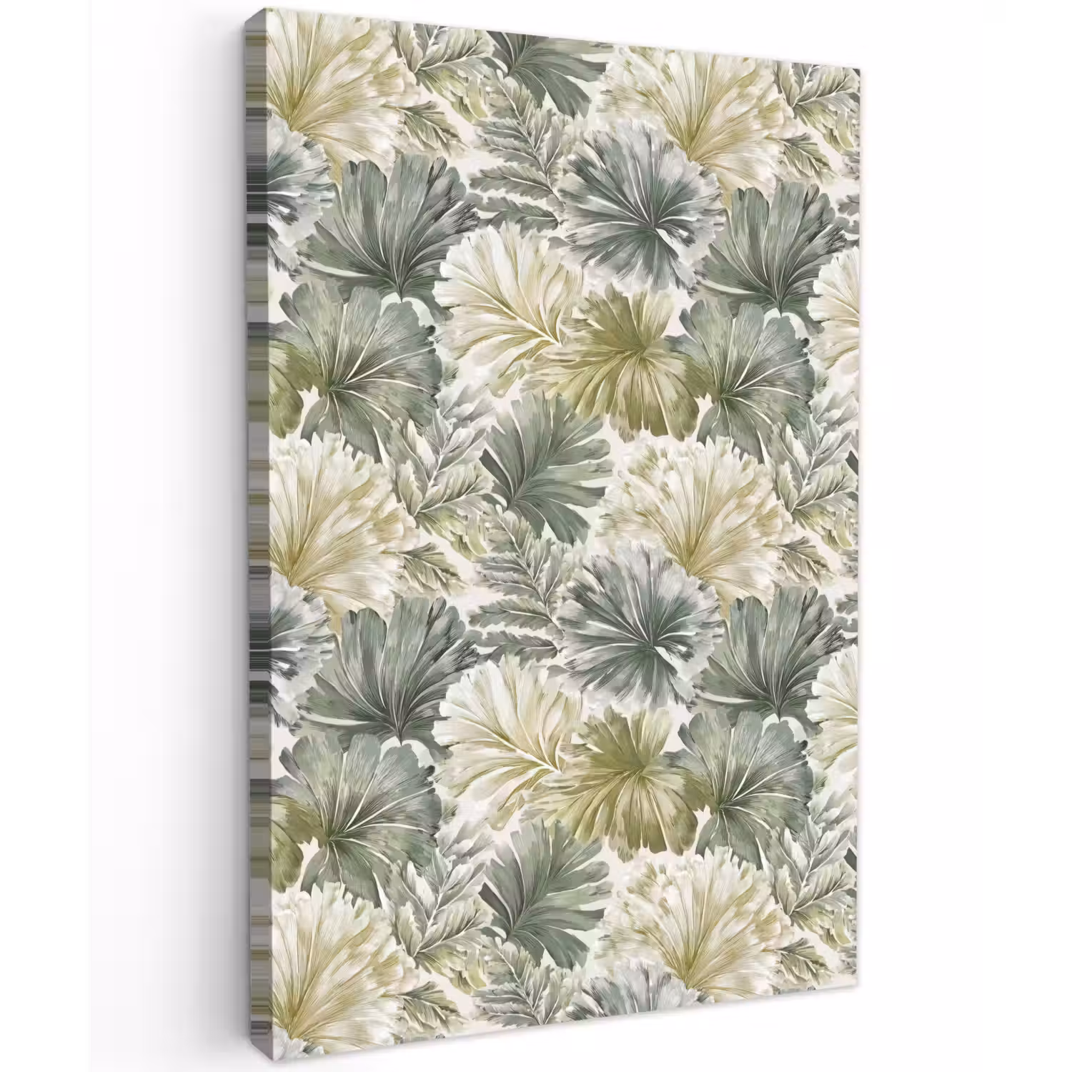 Bladeren - Botanisch - Groen Tuinposter op houten frame 2 cm dik klein 841 -3d