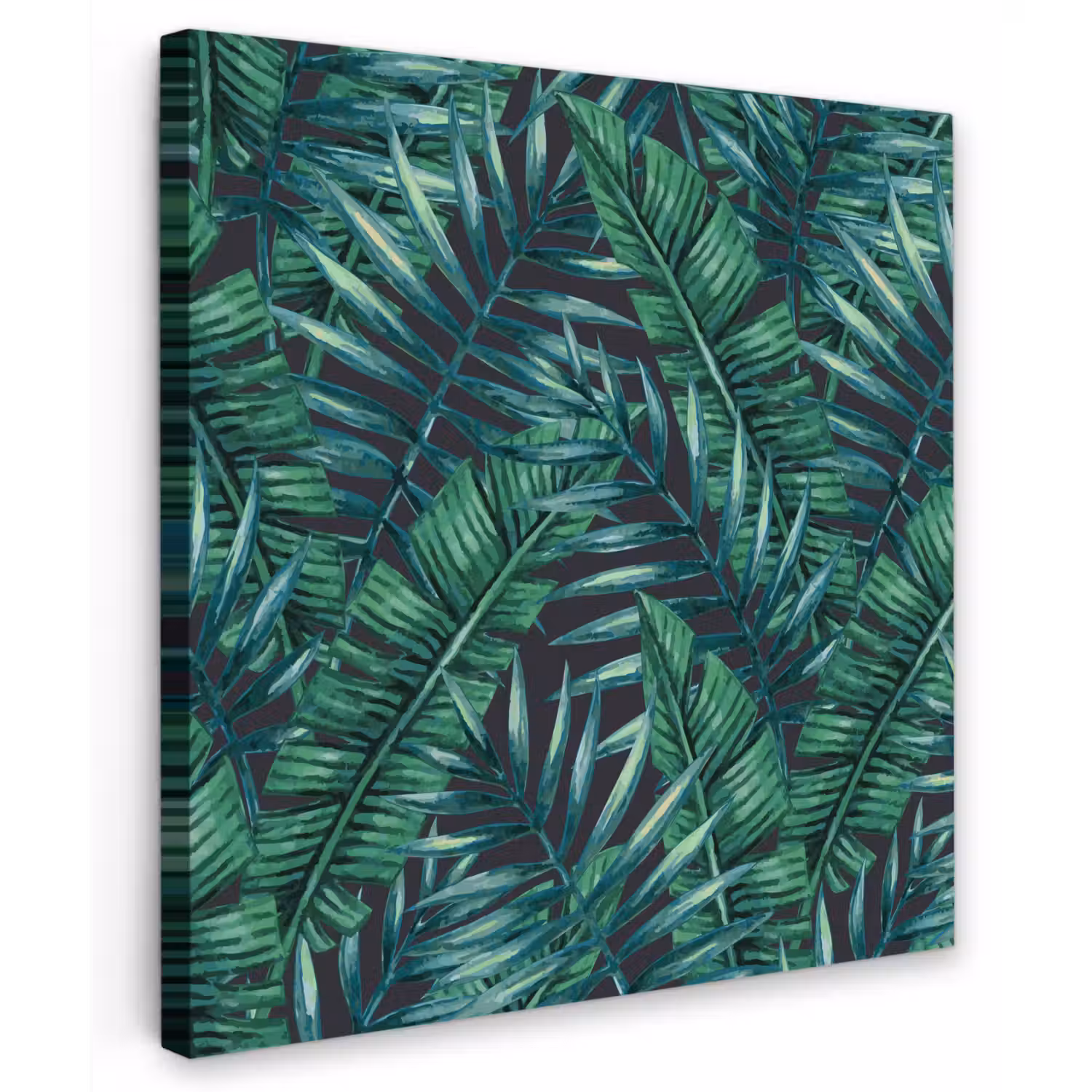 Bladeren - Tropisch - Jungle - Natuur Tuinposter op houten frame 2 cm dik klein -3d