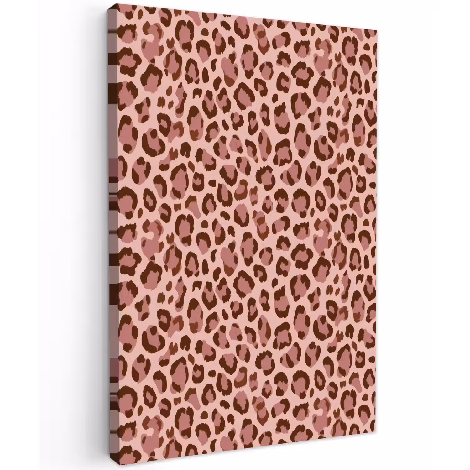 Luipaard - Patroon - Roze Tuinposter op houten frame 2 cm dik klein 841 -3d