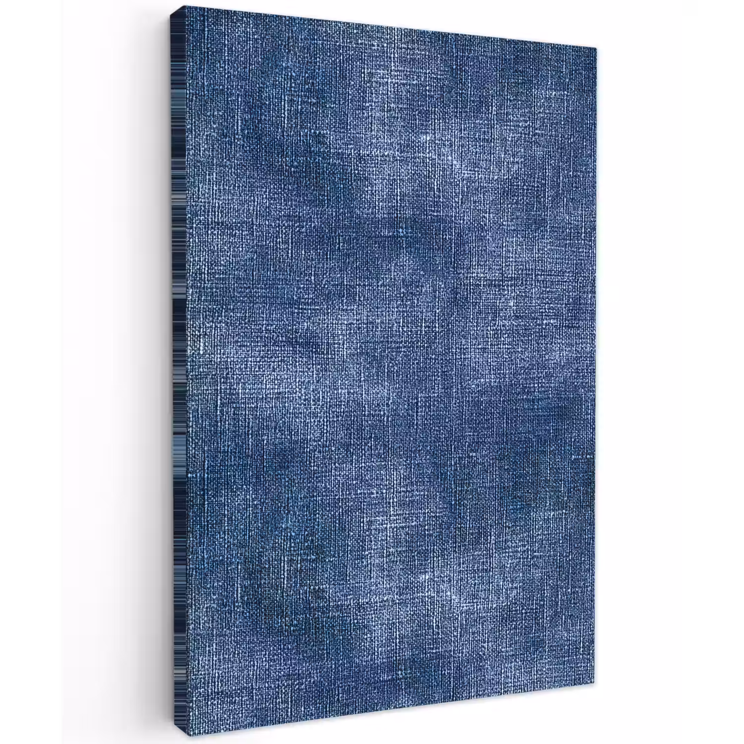 Linnen - Textuur - Patroon - Denim - Rustiek Tuinposter op houten frame 2 cm dik klein 841 -3d