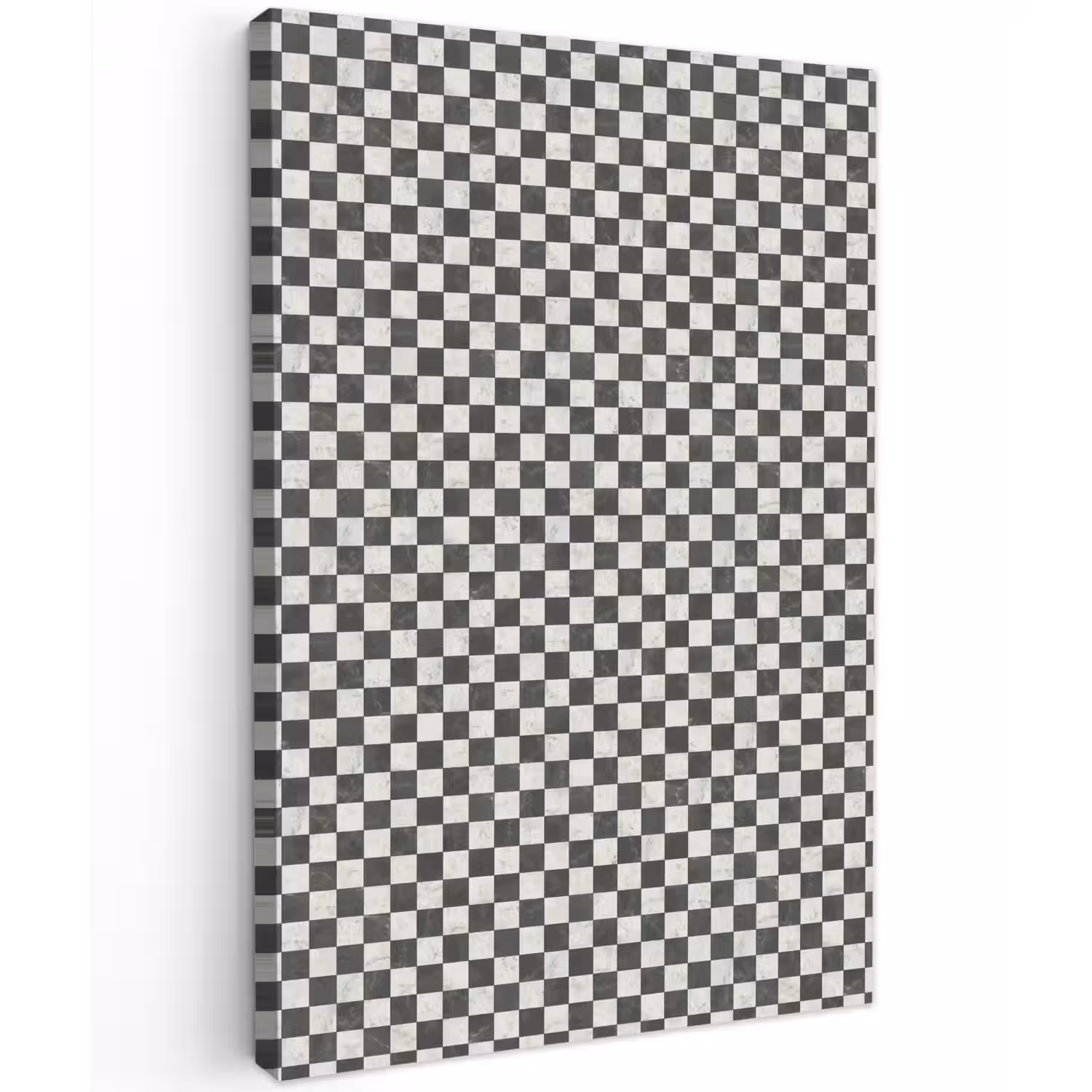 Marmer - Patroon - Grijs Tuinposter op houten frame 2 cm dik klein 841 -3d