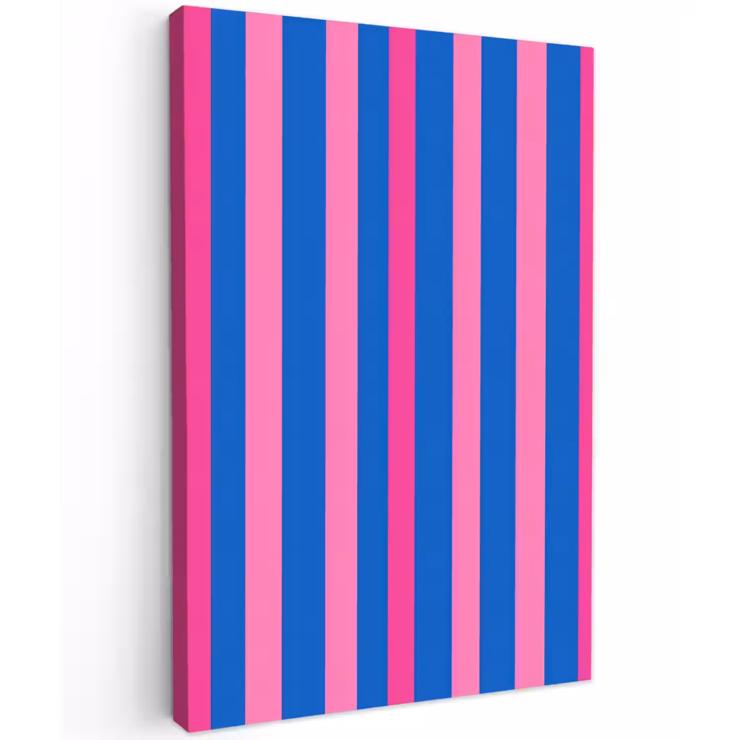 Modern - Optisch - Roze Tuinposter op houten frame 2 cm dik klein 841 -3d