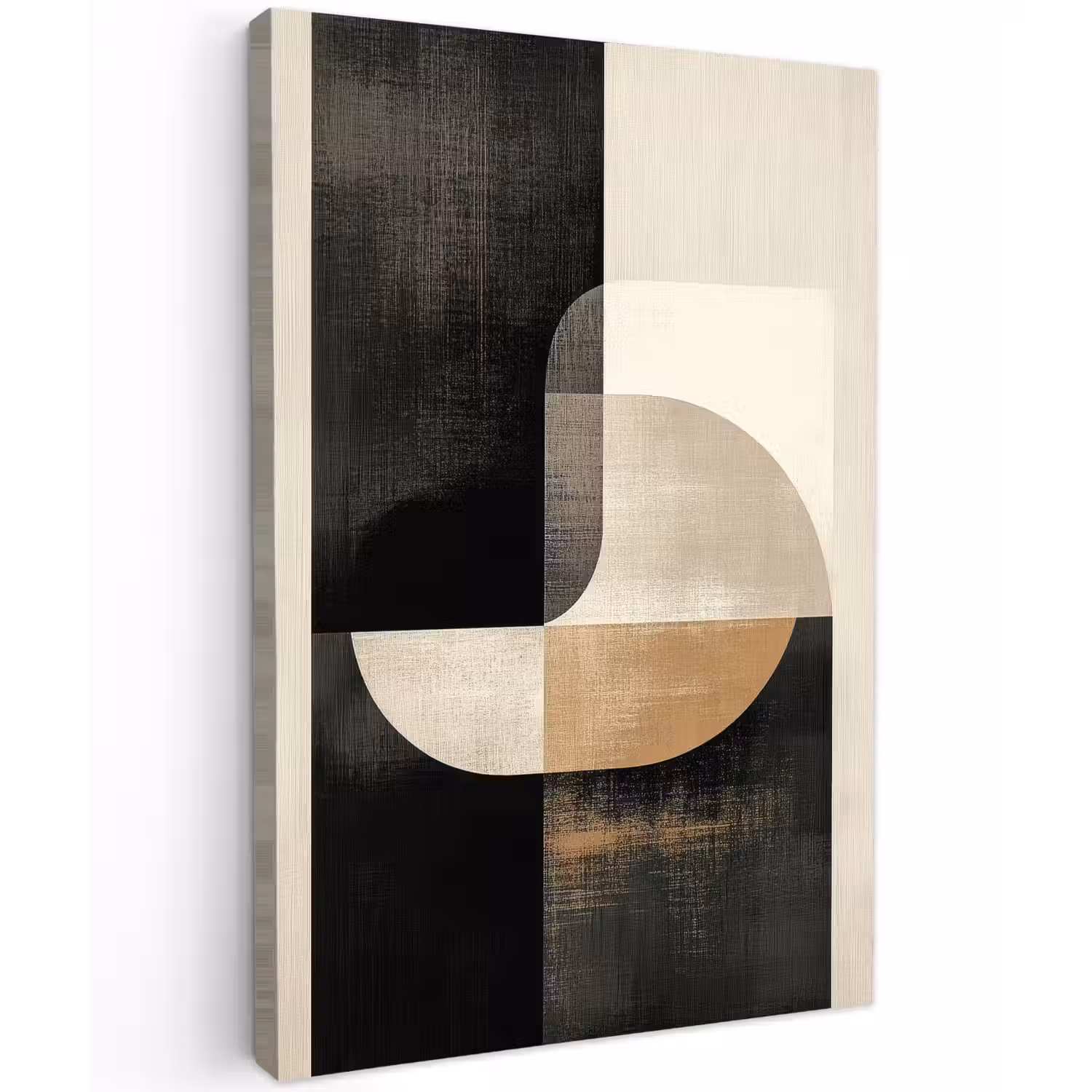 Modern - Vierkant - Vormen Tuinposter op houten frame 2 cm dik klein -3d