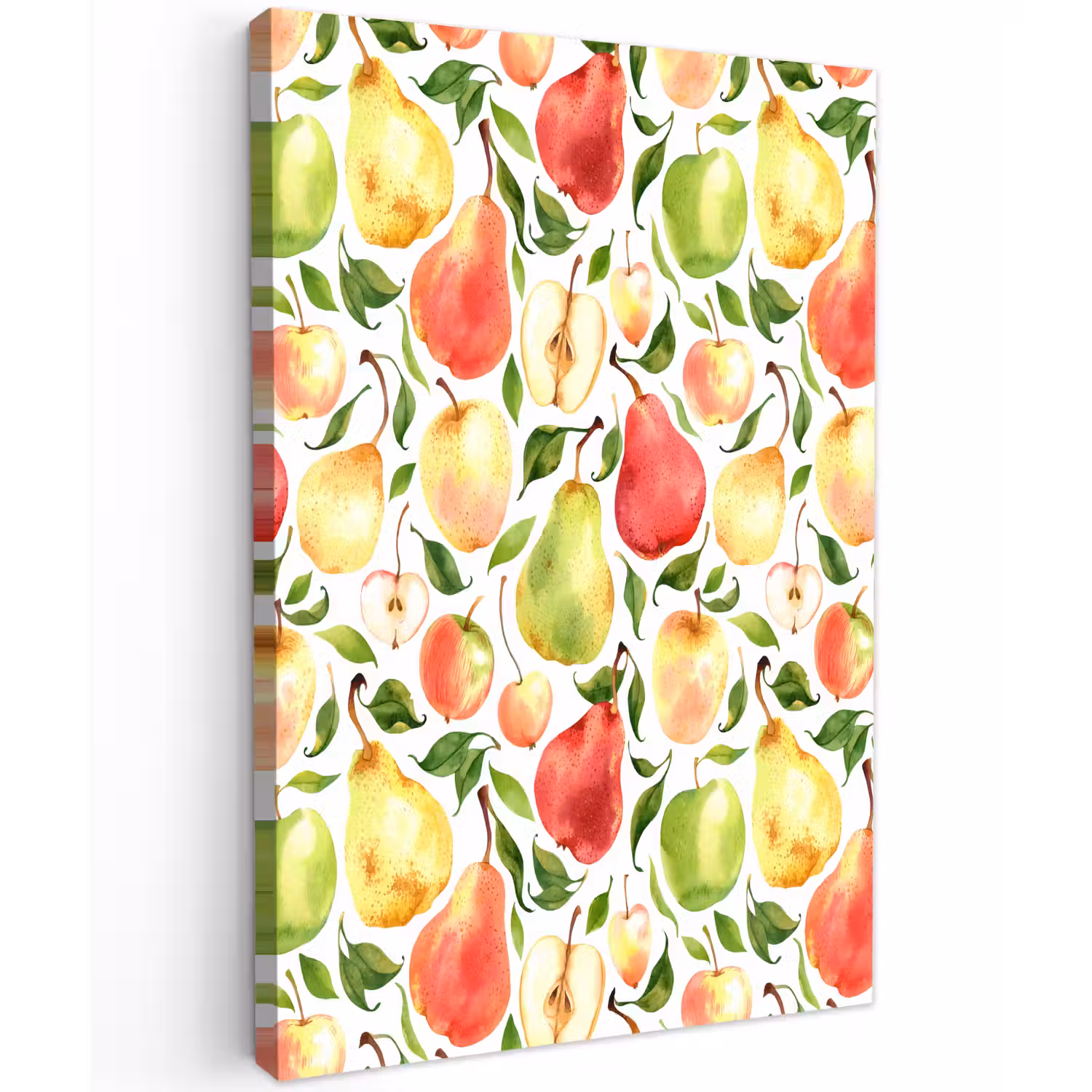 Schilder - Appels - Peren Tuinposter op houten frame 2 cm dik klein 841 -3d