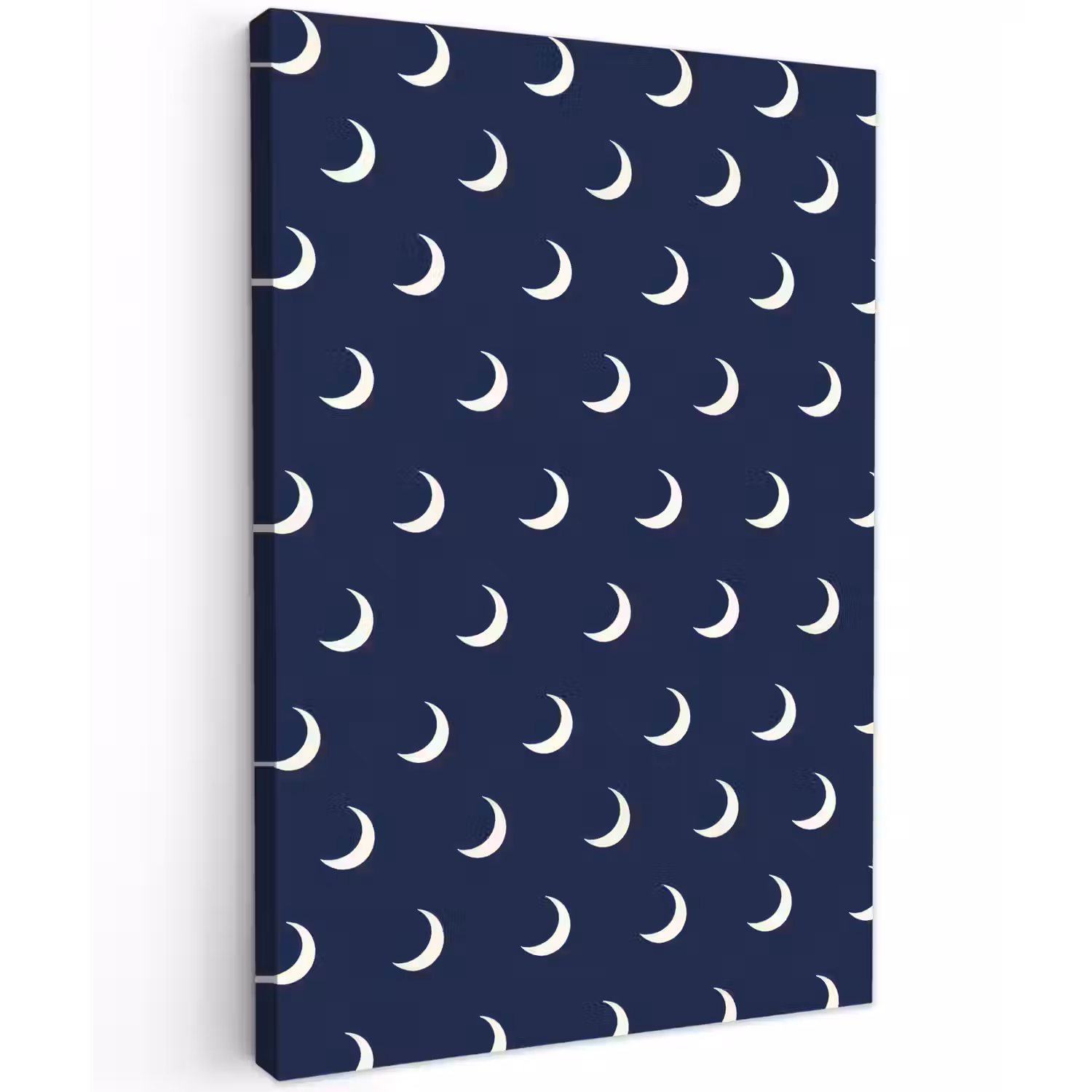 Patroon - Manen - Blauw Tuinposter op houten frame 2 cm dik klein 841 -3d