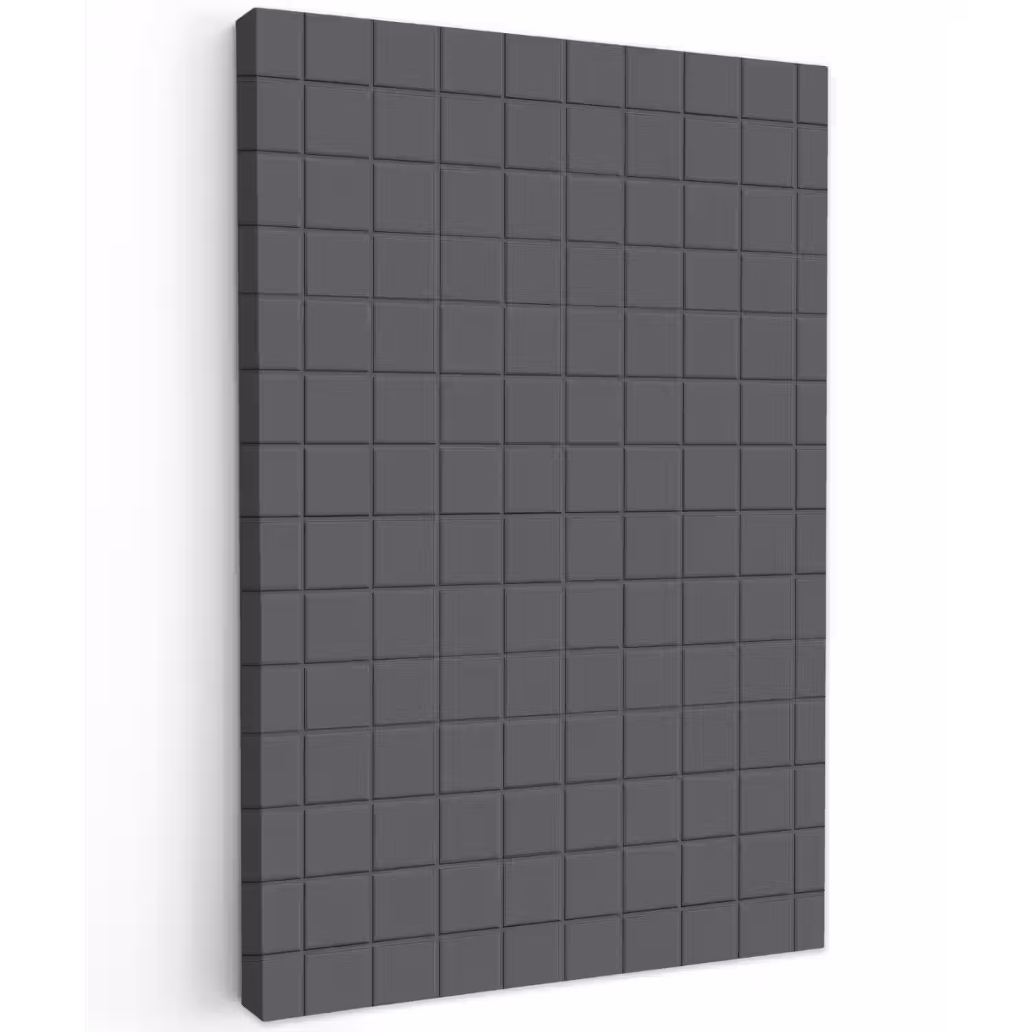 Patroon - Tegel - Grafiet - Grijs Tuinposter op houten frame 2 cm dik klein 841 -3d