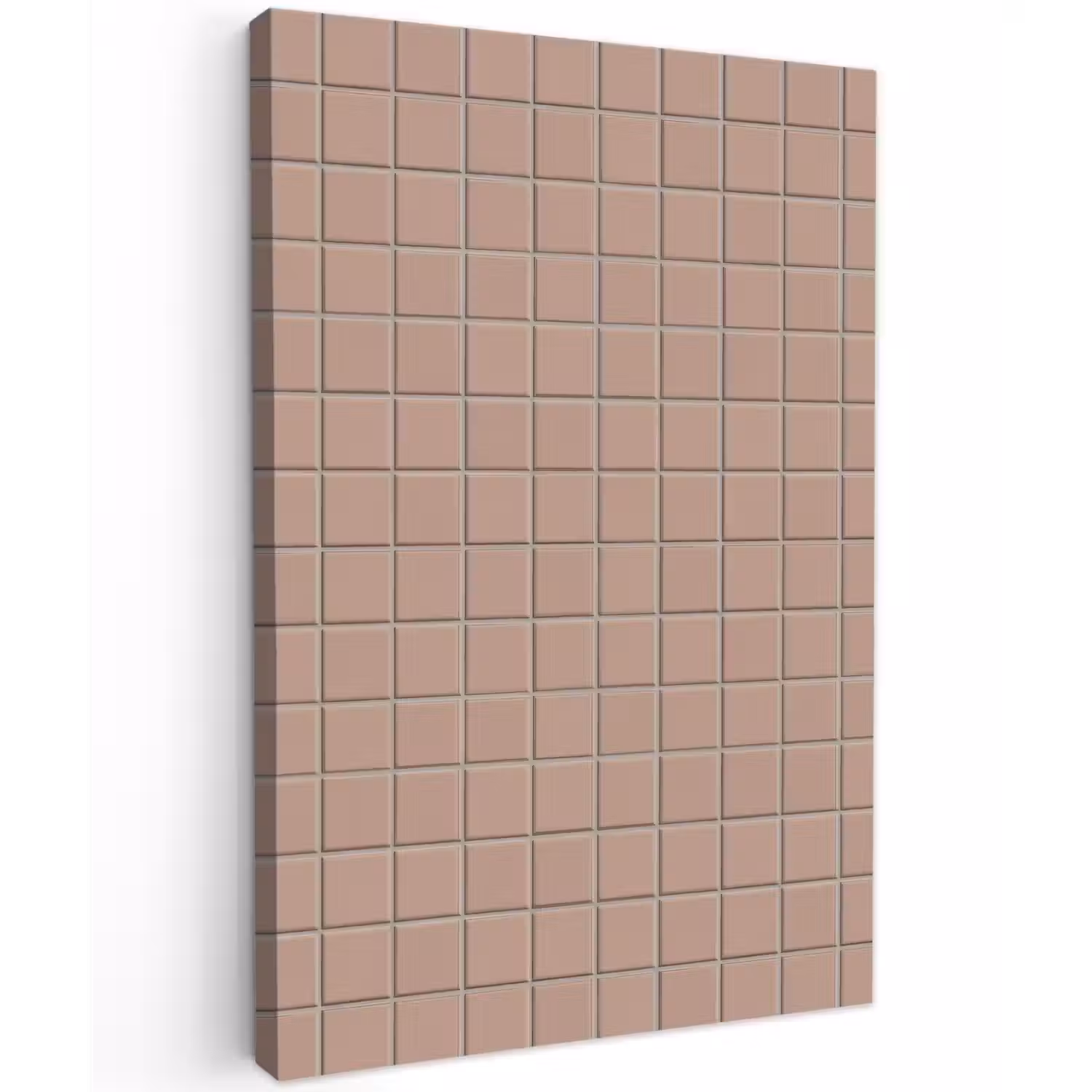Patroon - Tegel - Oudroze Tuinposter op houten frame 2 cm dik klein 841 -3d