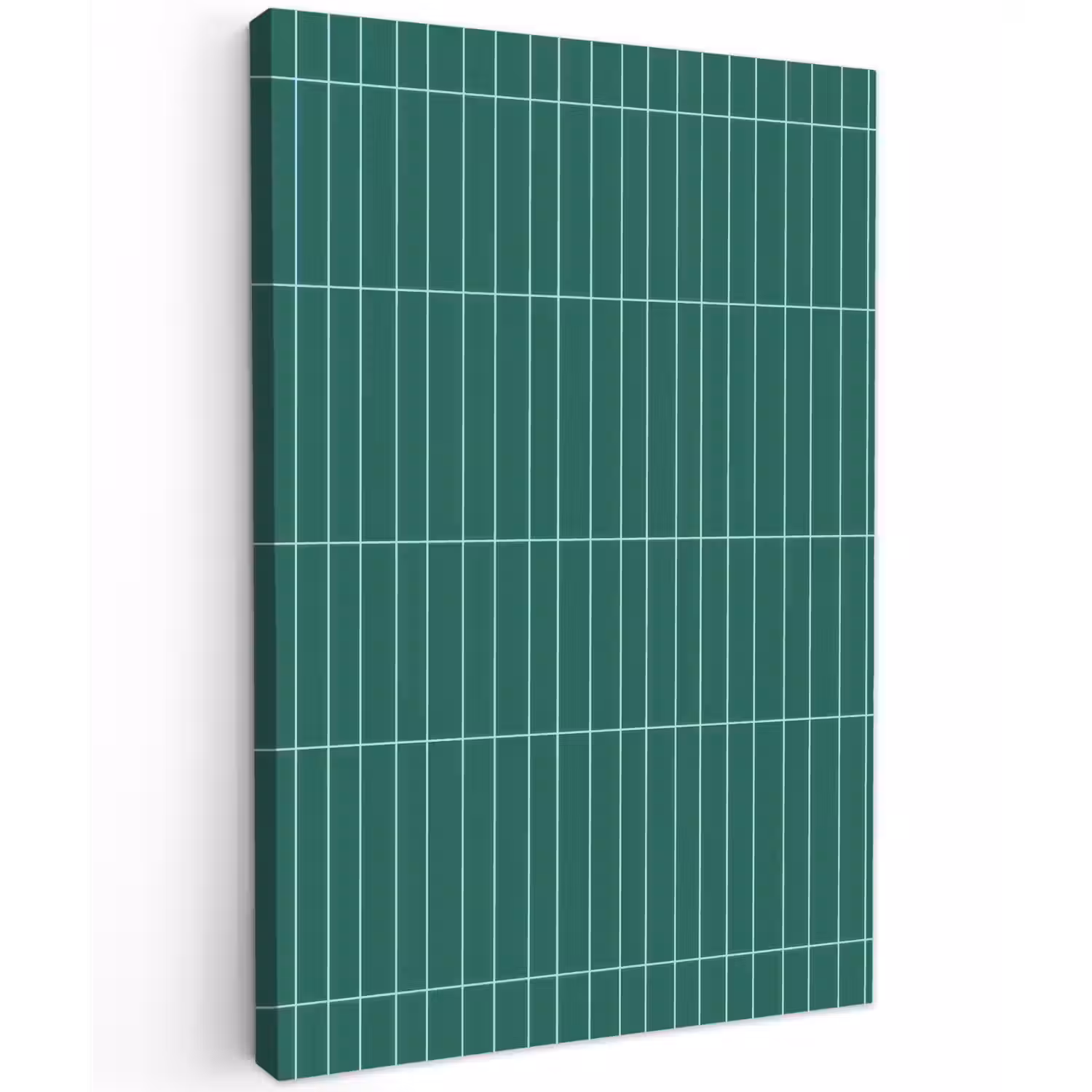 Patroon - Tegel - Saliegroen Tuinposter op houten frame 2 cm dik klein 841 -3d