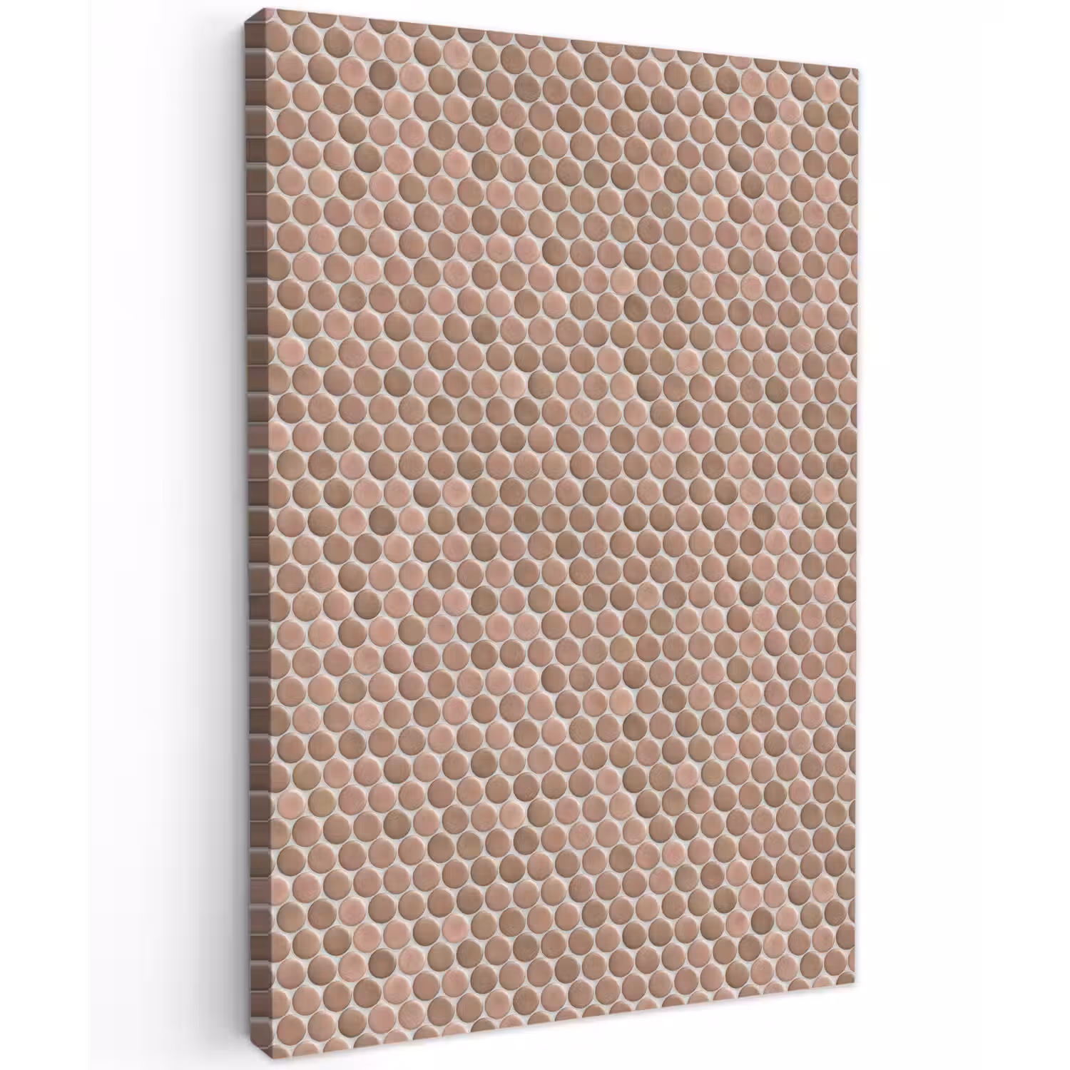 Penny - Mozaïek - Oudroze - Terracotta Tuinposter op houten frame 2 cm dik klein 841 -3d