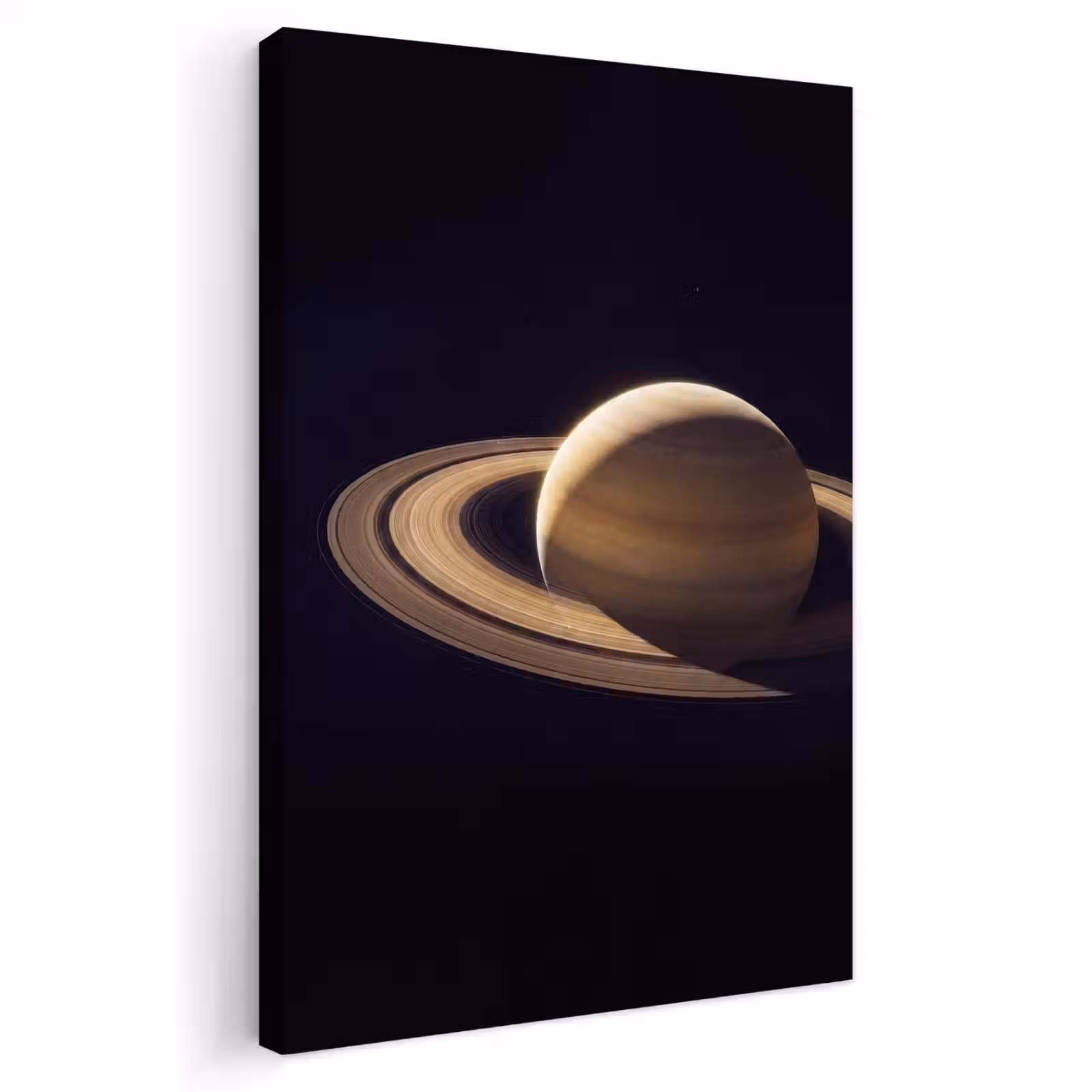 Outdoor Canvas Print - Planet - Rings - Space - Planeet - Ringen - Ruimte Tuinposter op houten frame 2 cm dik klein
