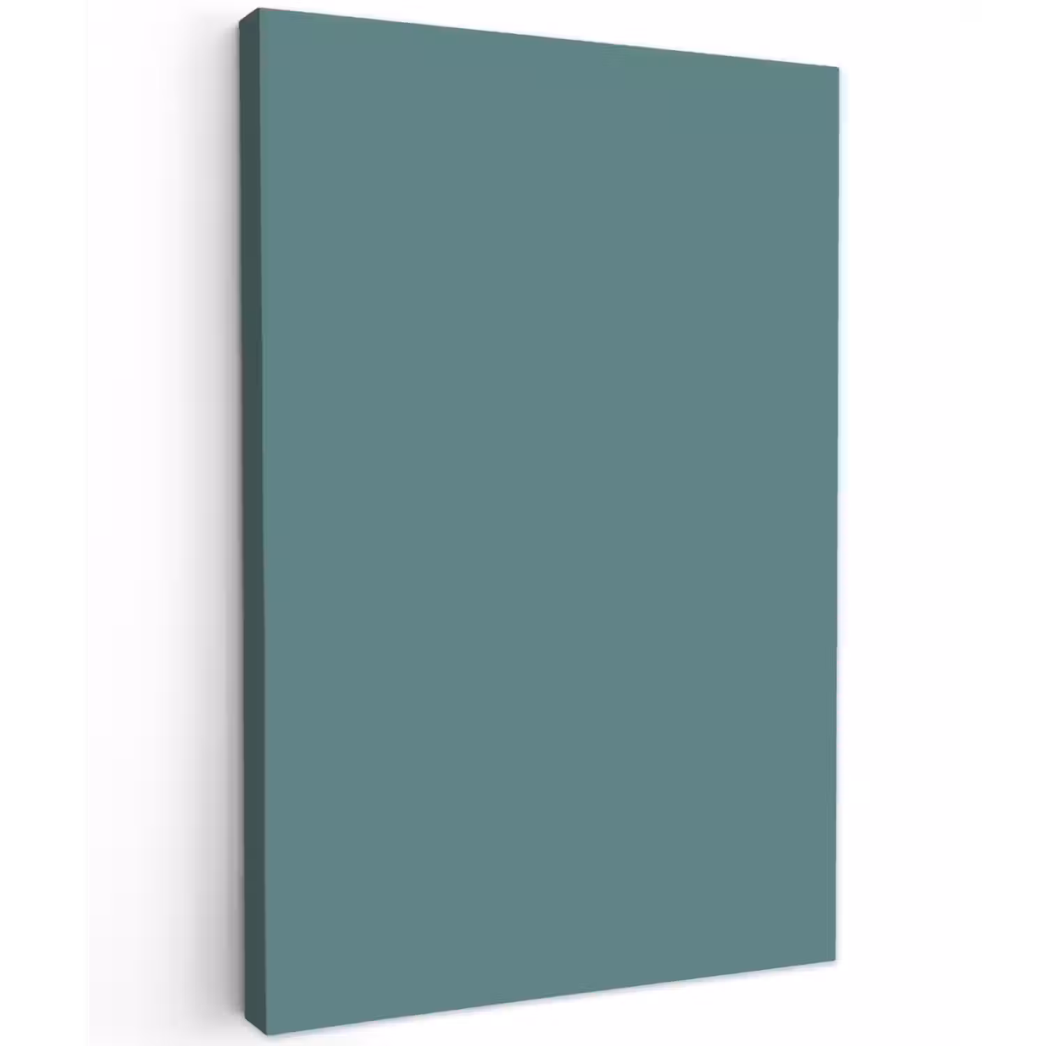 Serene - Teal - Blauw Tuinposter op houten frame 2 cm dik klein 841 -3d
