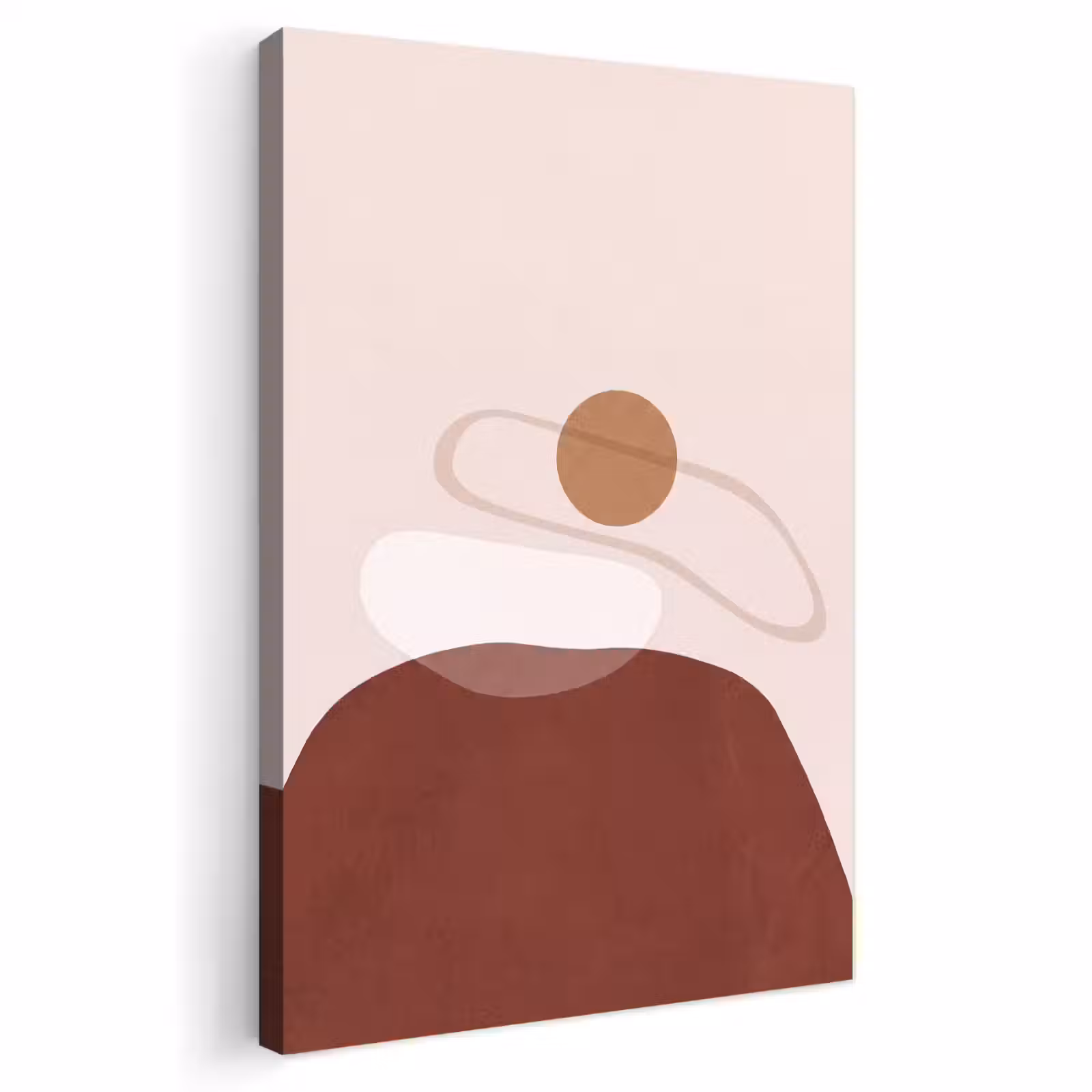 Outdoor Canvas Print - Shapes - Organic - Art - Vormen - Organisch - Kunst Tuinposter op houten frame 2 cm dik klein