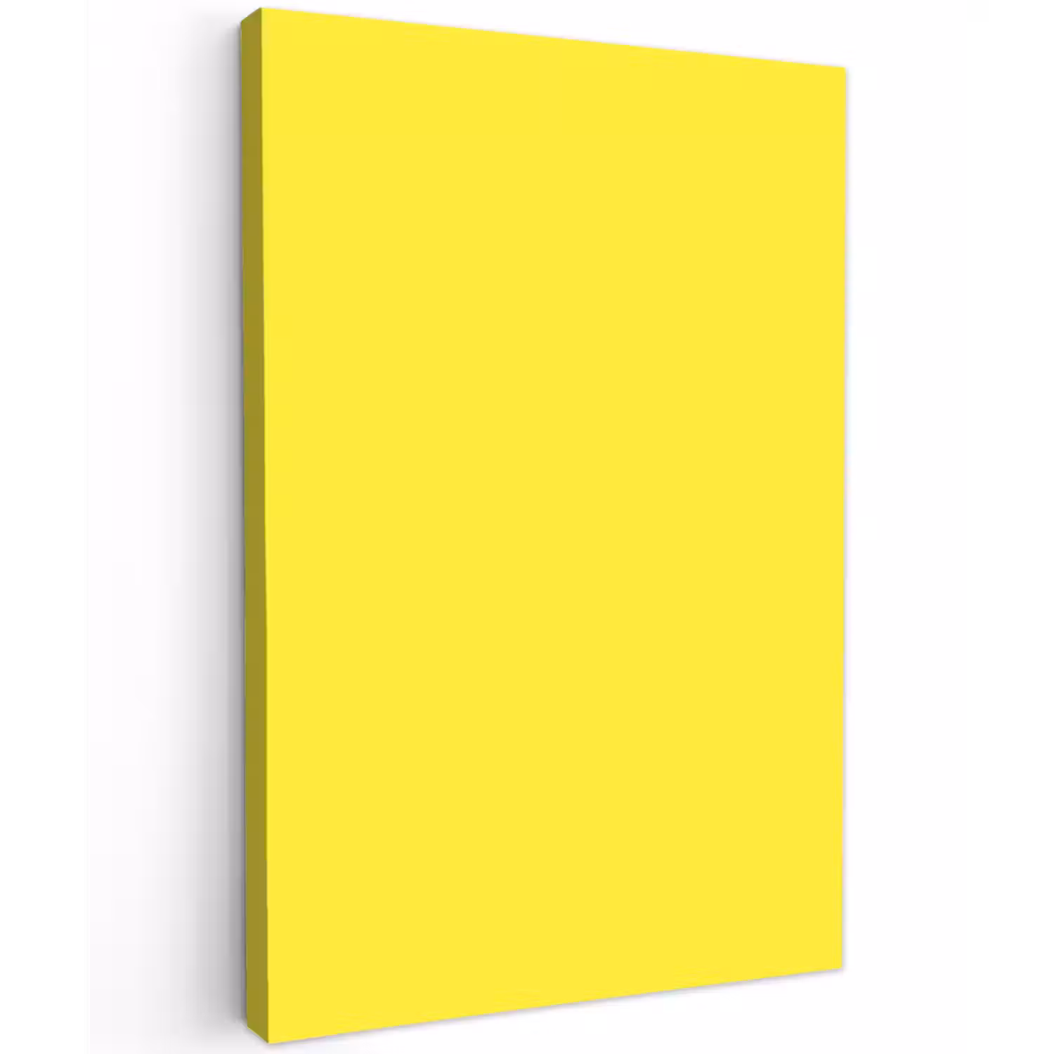 Soft - Custard - Geel Tuinposter op houten frame 2 cm dik klein 841 -3d