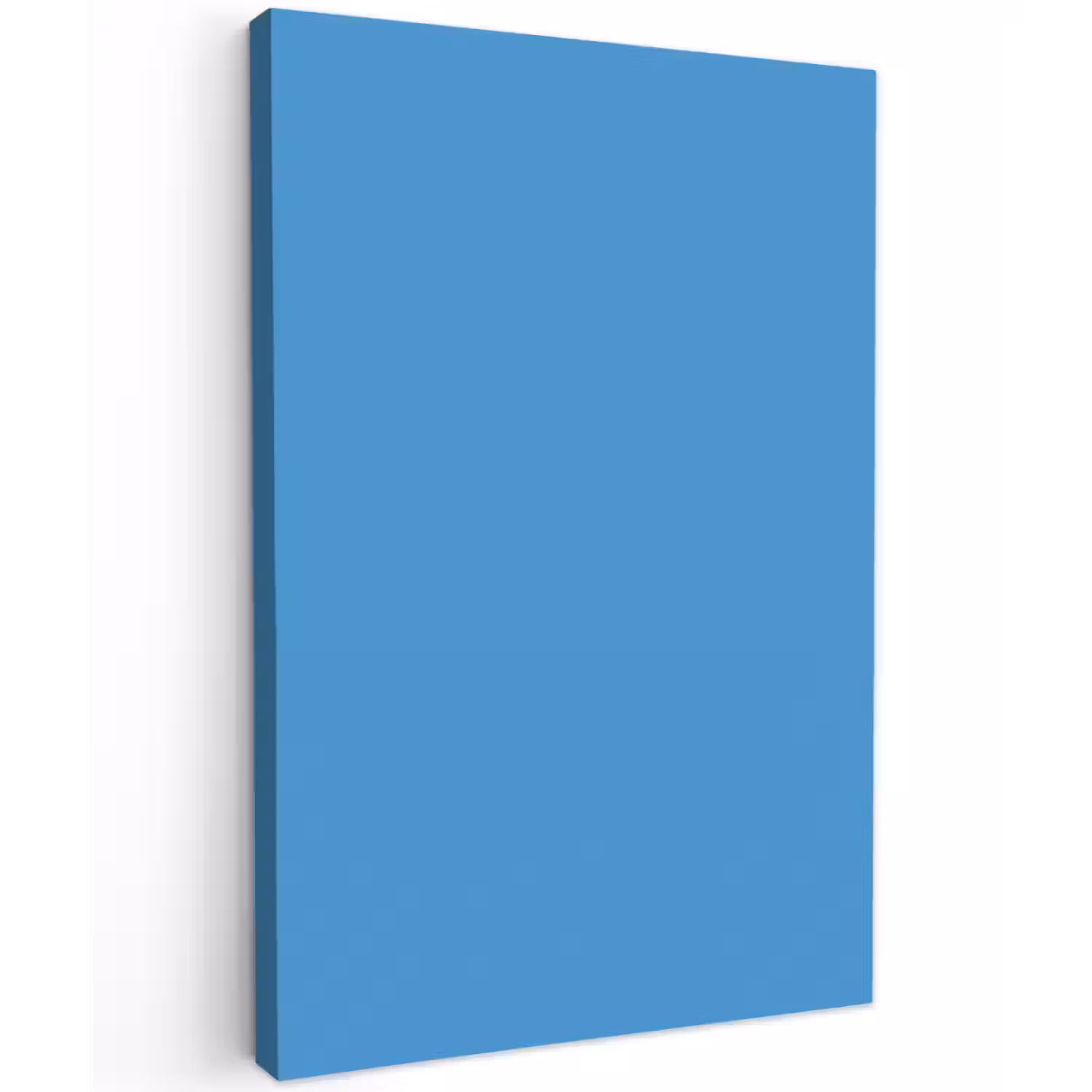 Steel - Blue - Blauw Tuinposter op houten frame 2 cm dik klein 841 -3d