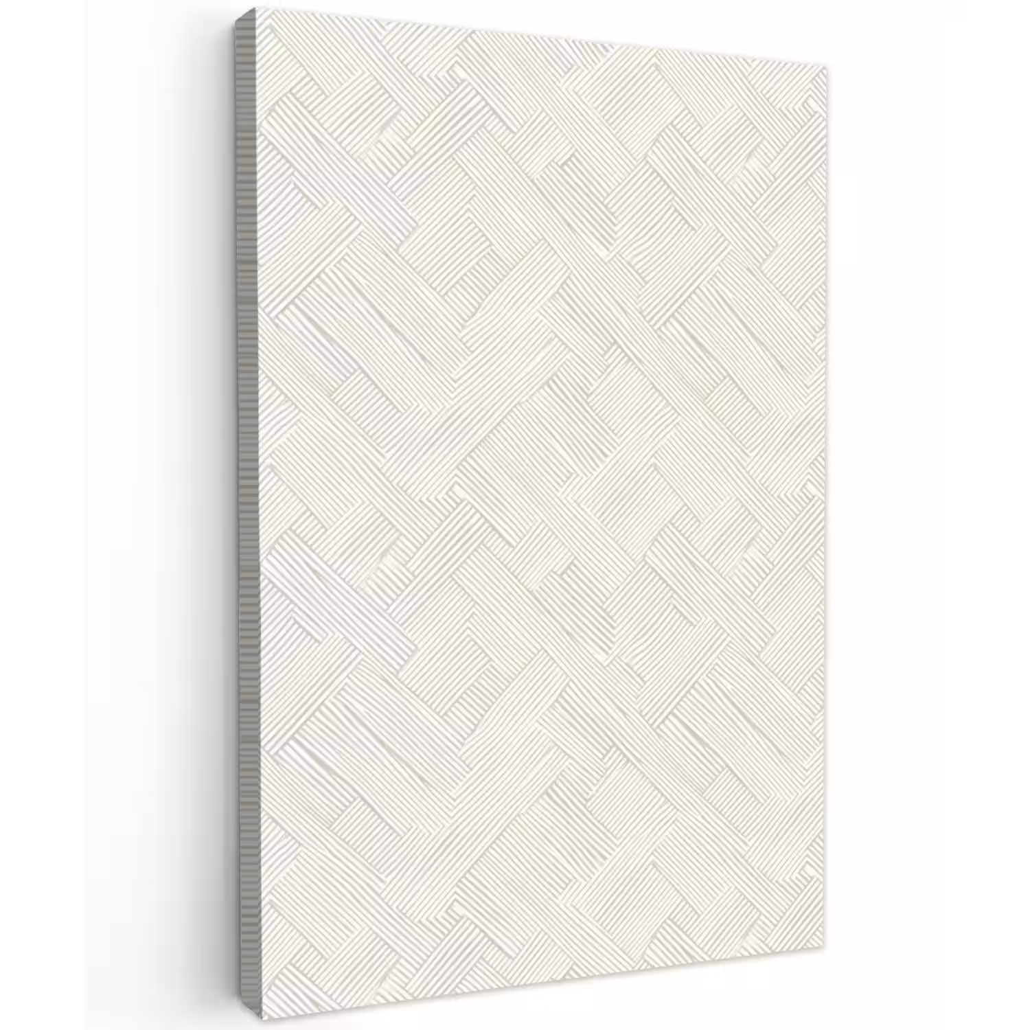 Textuur - Abstract - Beige Tuinposter op houten frame 2 cm dik klein 841 -3d