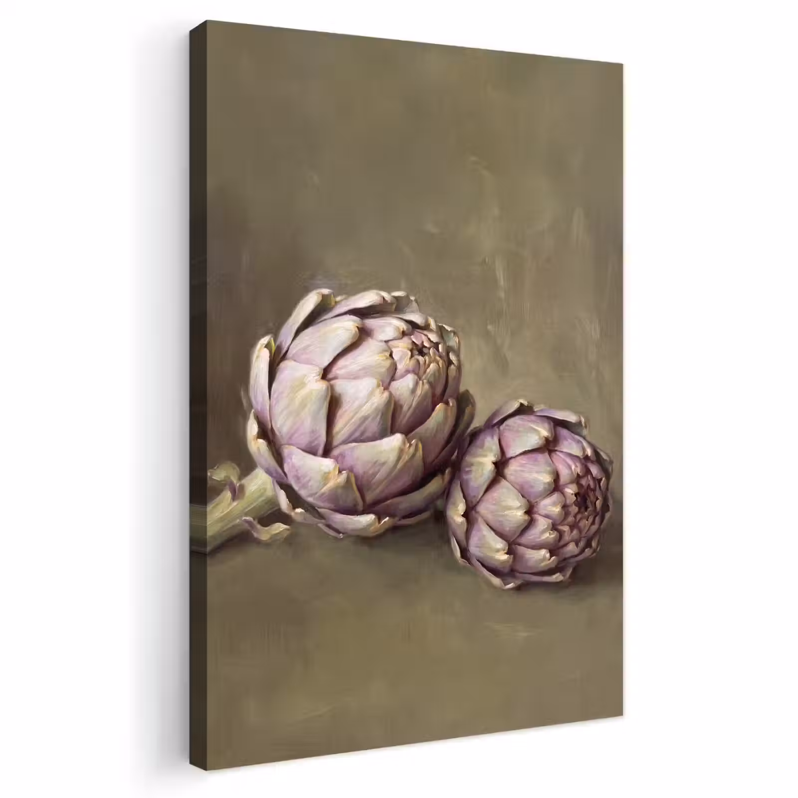 Outdoor Canvas Print - Vegetables - Still Life - Painting - Groente - Stilleven - Schilderij Tuinposter op houten frame 2 cm dik klein