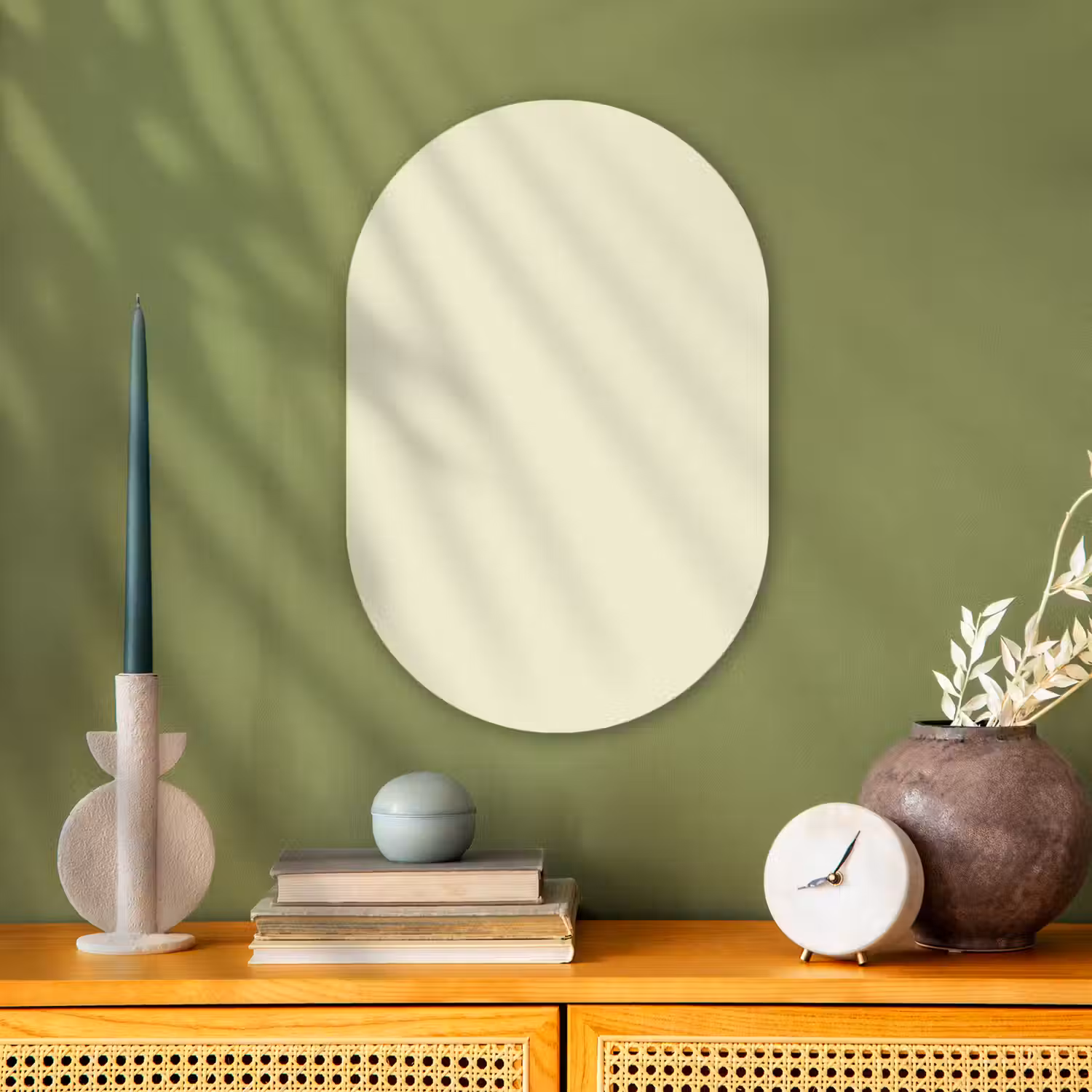 Arctic - Daisy - Nude Wandcirkel Ovaal Forex klein 630 -sfeer2