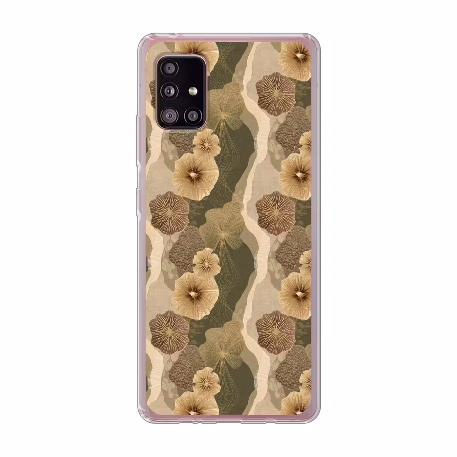 Abstract - Modern - Groen Telefoonhoesje Samsung Galaxy A51 5G klein 373 -3d