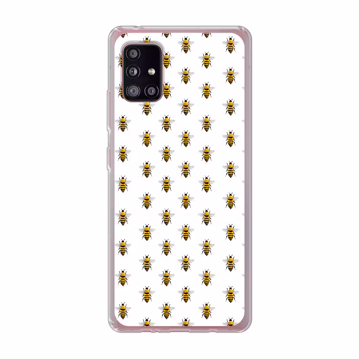 Bijen - Tijdloos - Wit Telefoonhoesje Samsung Galaxy A51 5G klein 373 -3d
