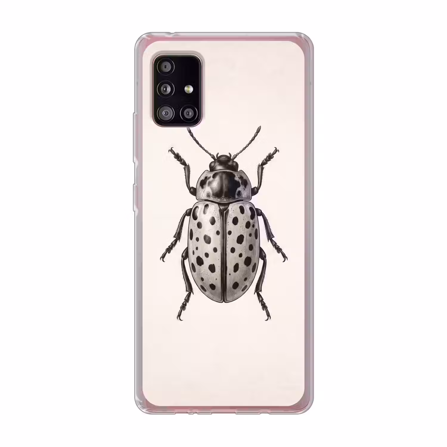 Kever - Insect - Vintage Telefoonhoesje Samsung Galaxy A51 5G klein -3d