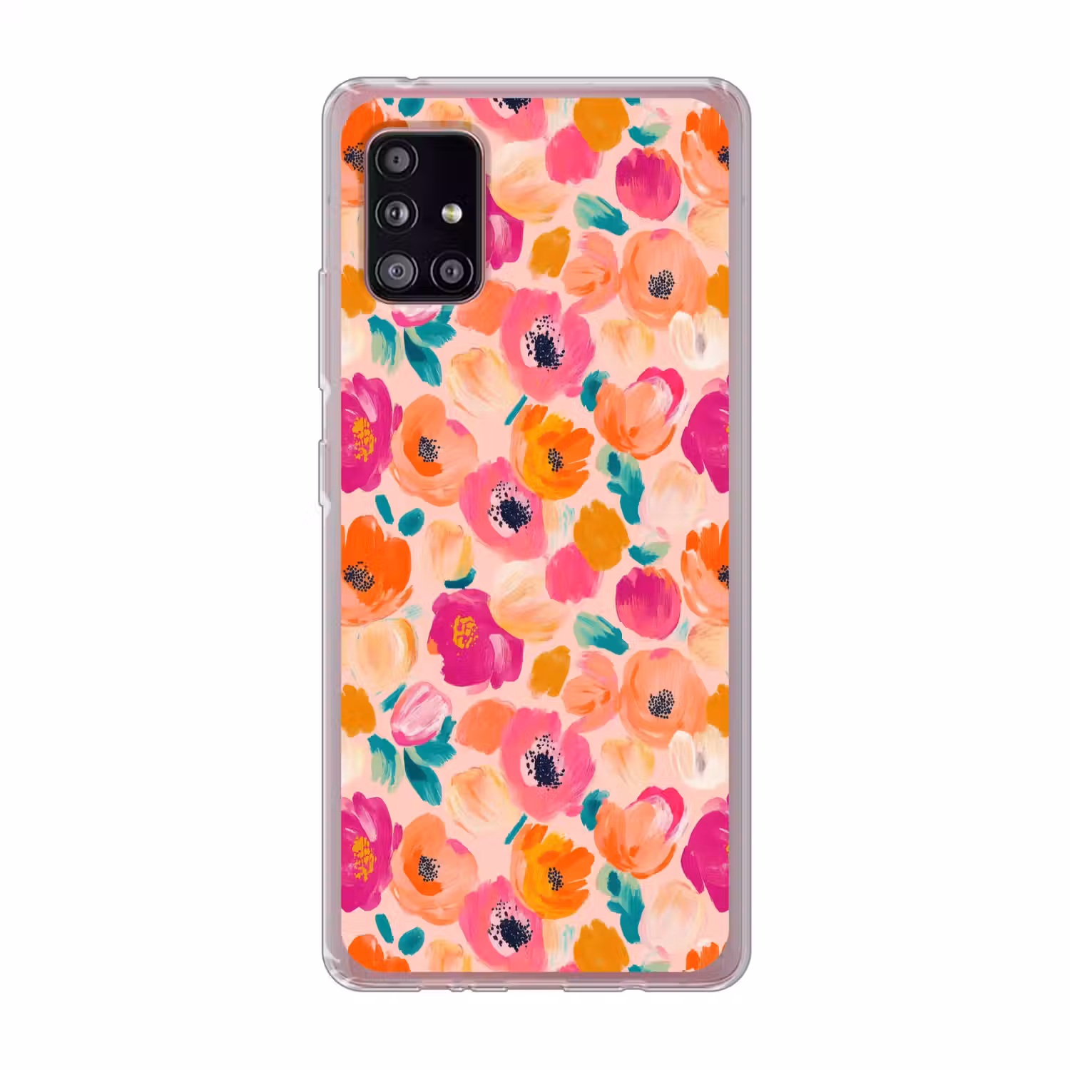 Bloesems - Vrolijk - Kleurrijk Telefoonhoesje Samsung Galaxy A51 5G klein 373 -3d