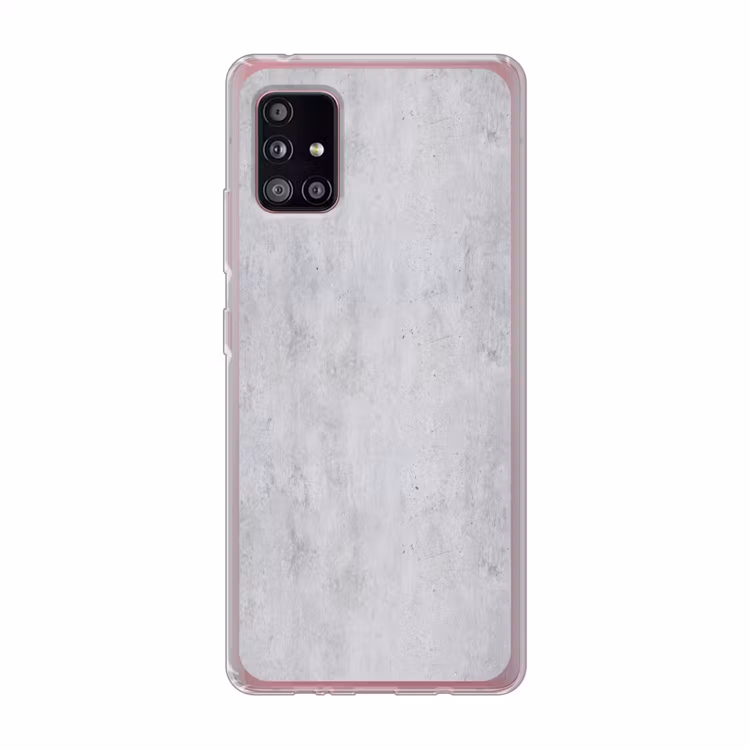 Beton - Textuur - Achtergrond - Grijs - Industrieel Telefoonhoesje Samsung Galaxy A51 5G klein -3d