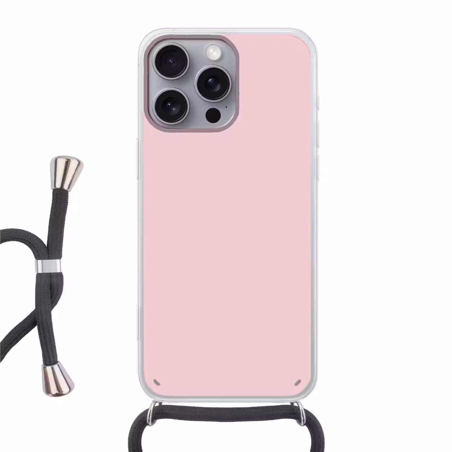 Blush - Pink - Roze Hoesje iPhone 16 Pro Max met koord klein 804 -3d