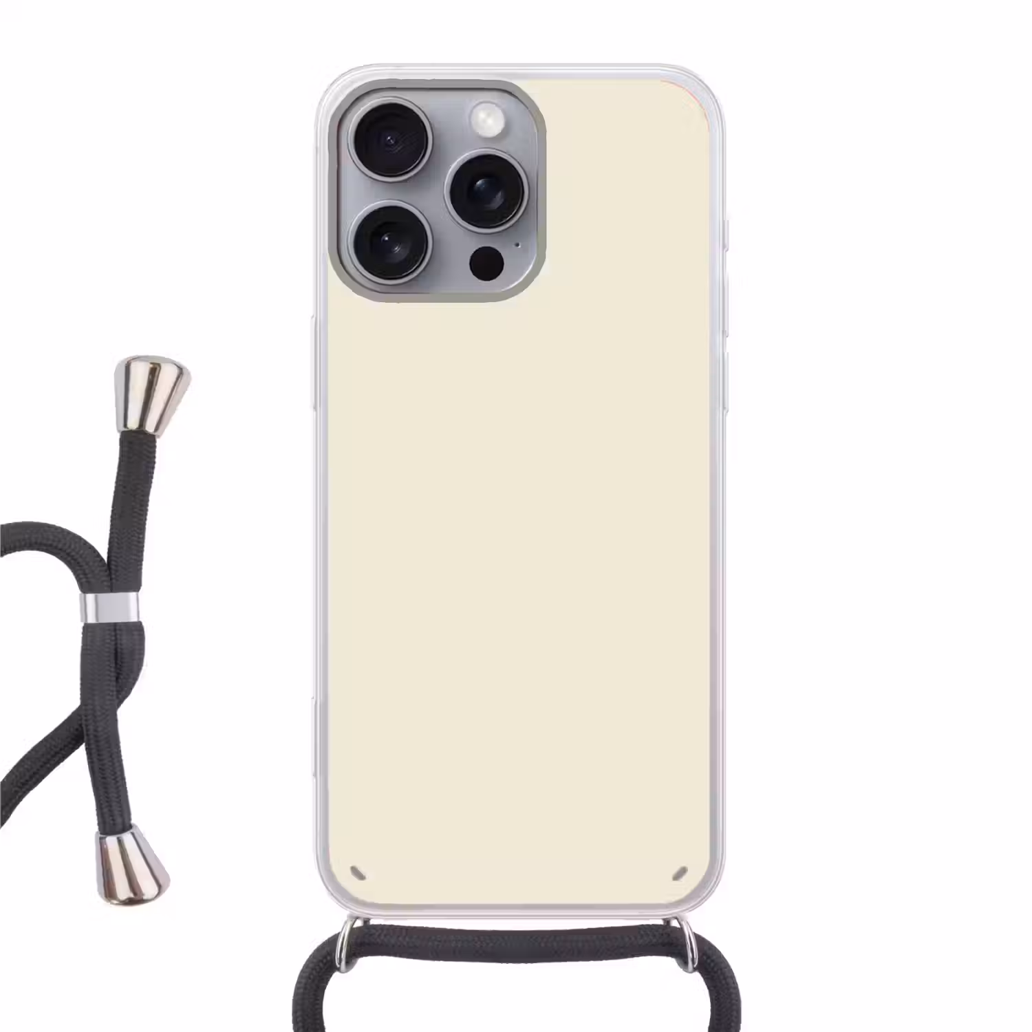 Drop - Delay - Nude Hoesje iPhone 16 Pro Max met koord klein 804 -3d