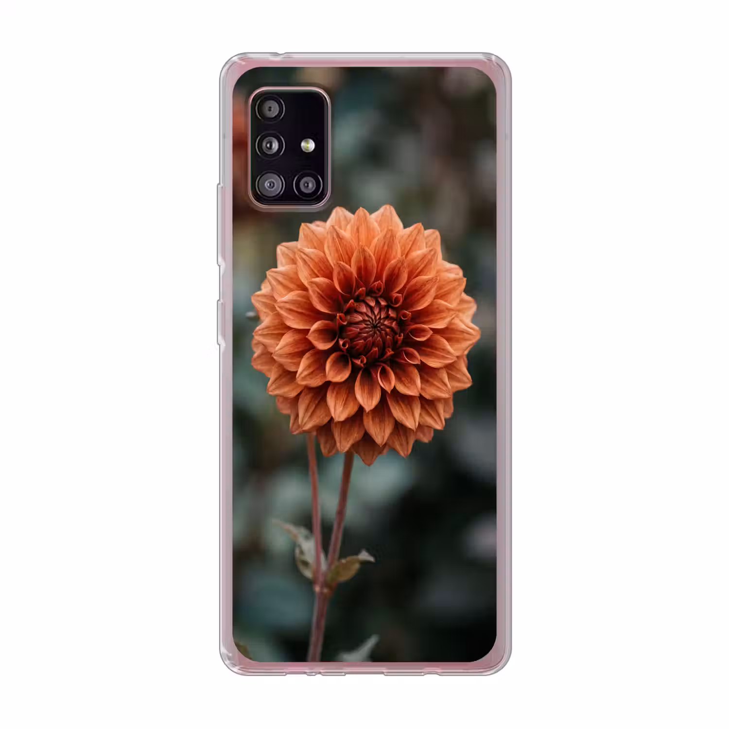 Dahlia - Bloem - Natuur - Sfeervol Telefoonhoesje Samsung Galaxy A51 5G klein -3d