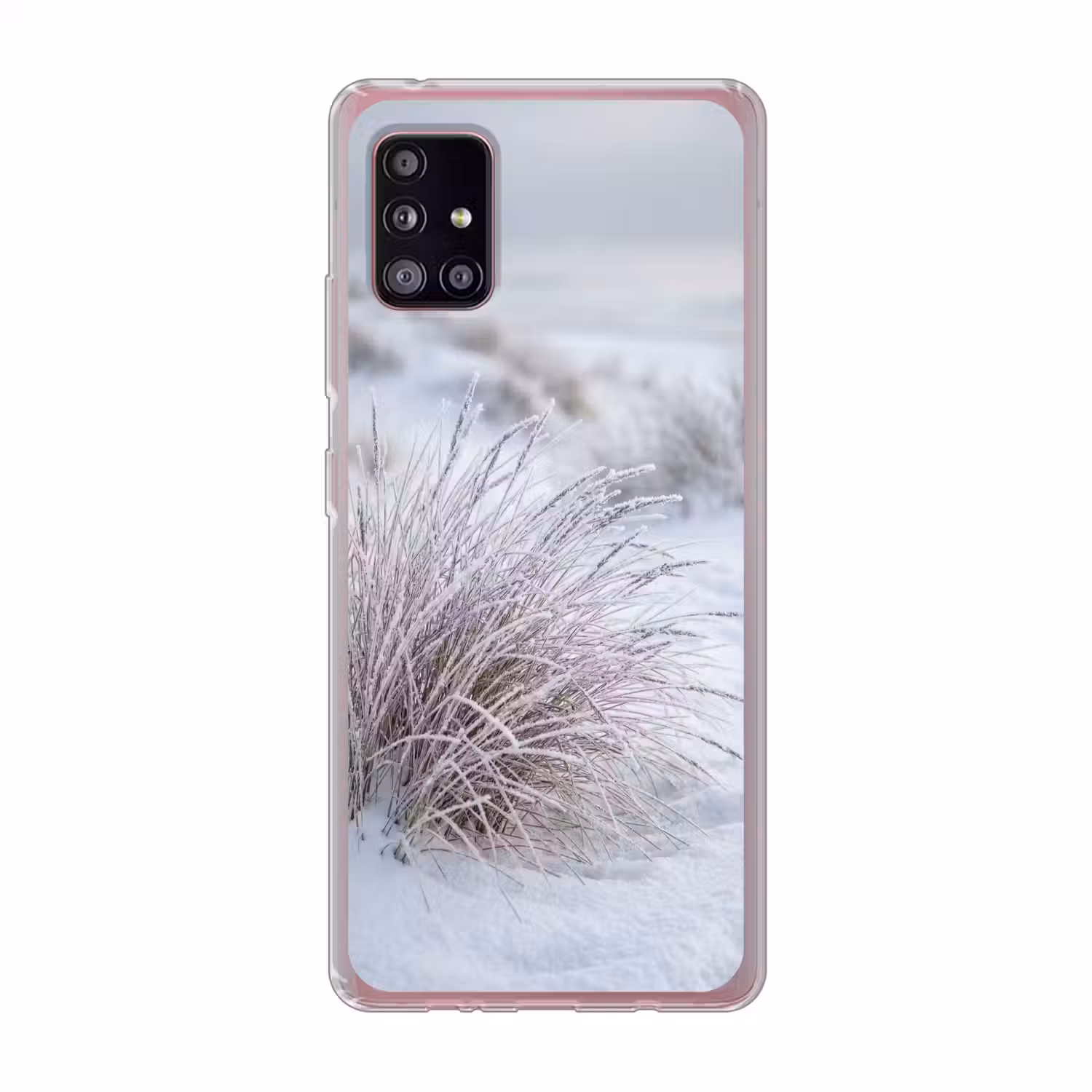 Duinen - Sneeuw - Strand - Winter - Serene Telefoonhoesje Samsung Galaxy A51 5G klein -3d