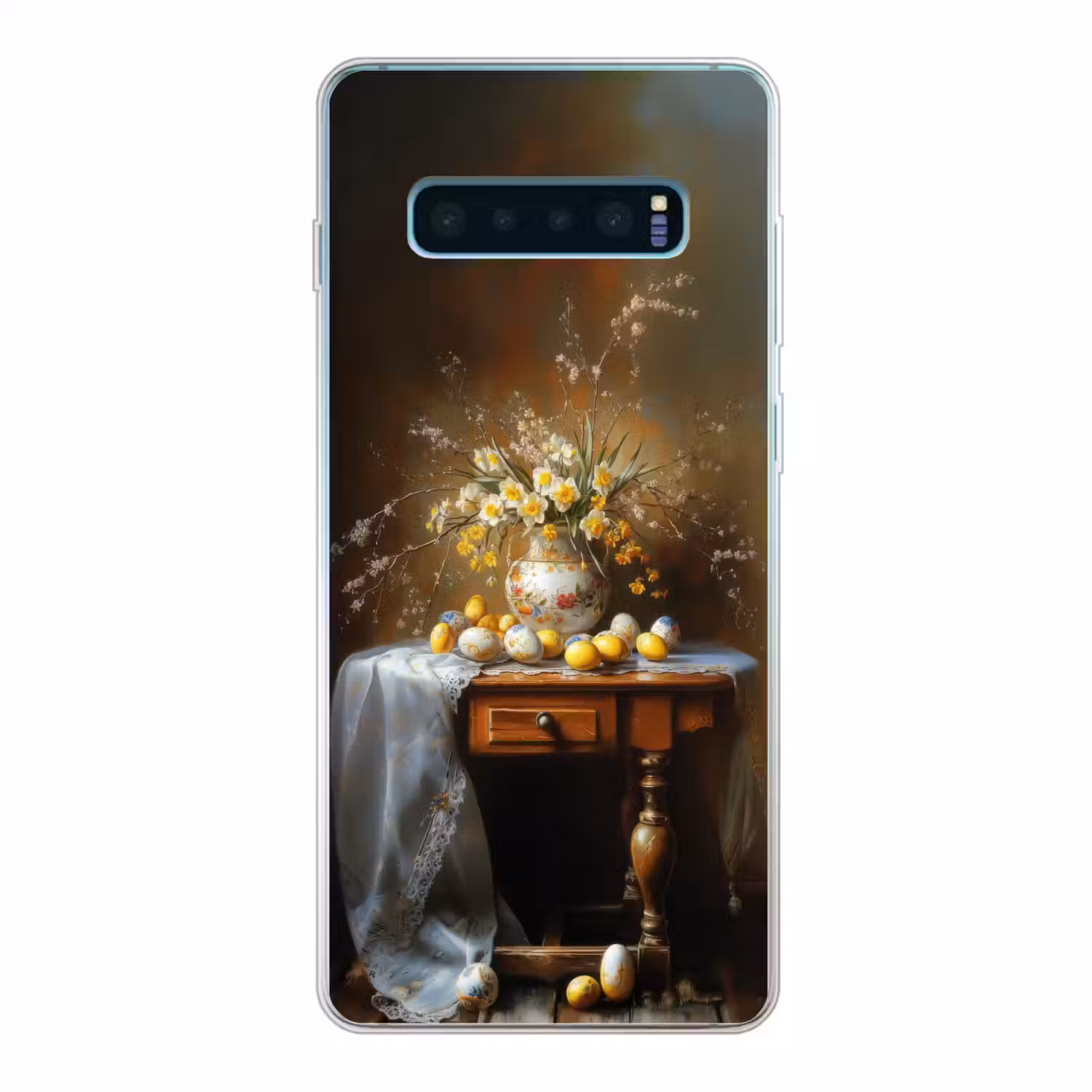 Paaseieren - Stilleven - Vaas Telefoonhoesje Samsung Galaxy S10 Lite klein -3d