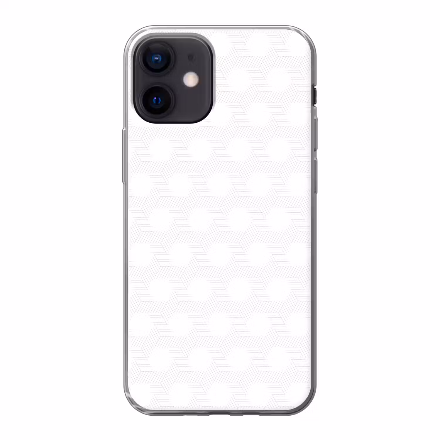 Grafisch - Patroon - Modern Telefoonhoesje iPhone 12 Mini klein 336 -3d
