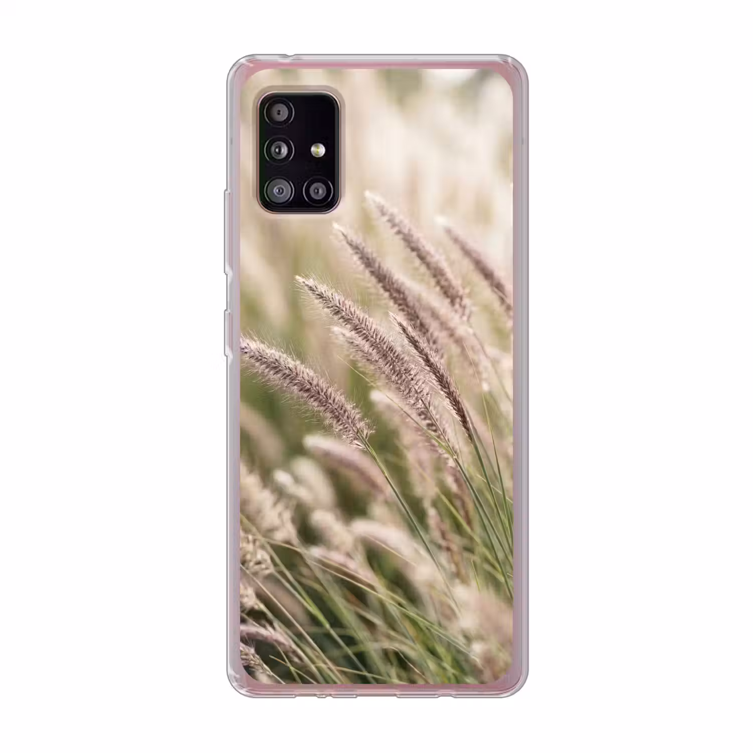 Gras - Close up - Groen Telefoonhoesje Samsung Galaxy A51 5G klein -3d