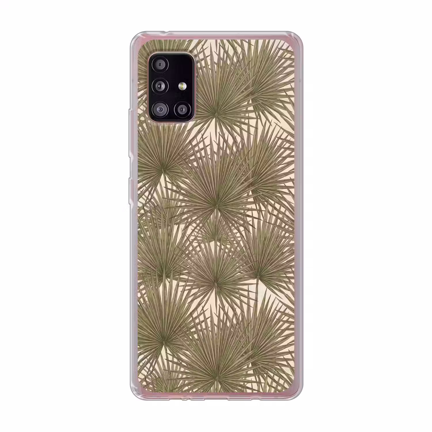 Blad - Tropisch - Patroon - Natuur - Groen Telefoonhoesje Samsung Galaxy A51 5G klein -3d