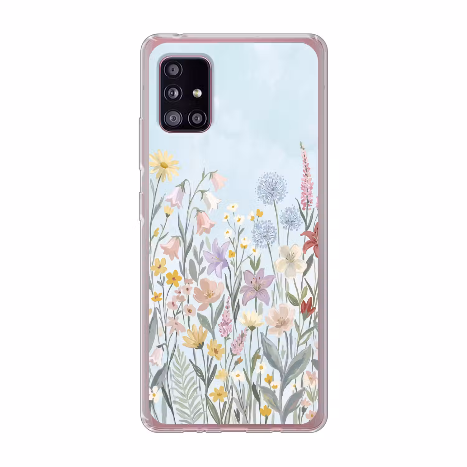 Weidebloemen - Illustratie - Kleurrijk Telefoonhoesje Samsung Galaxy A51 5G klein -3d