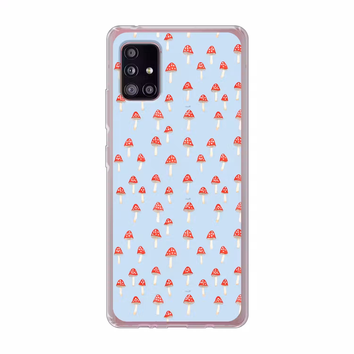 Paddenstoel -Sprookje - Blauw Telefoonhoesje Samsung Galaxy A51 5G klein 373 -3d