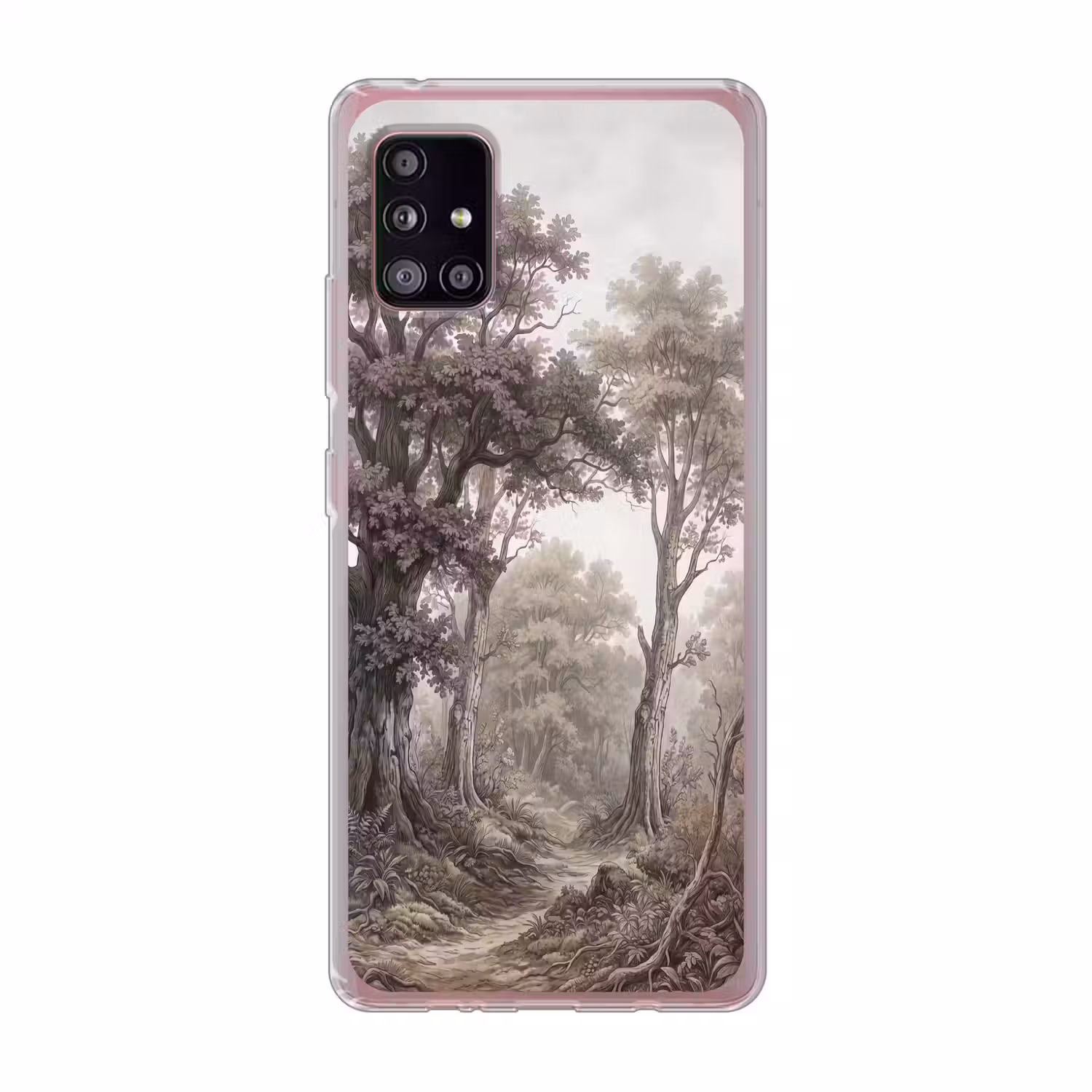 Natuur - Bos - Eik Telefoonhoesje Samsung Galaxy A51 5G klein -3d