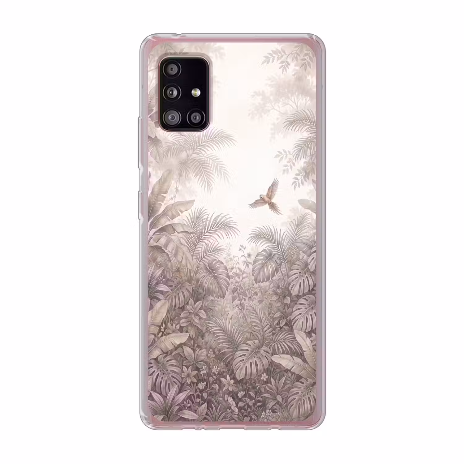 Papagaai - Jungle - Tropisch Telefoonhoesje Samsung Galaxy A51 5G klein -3d