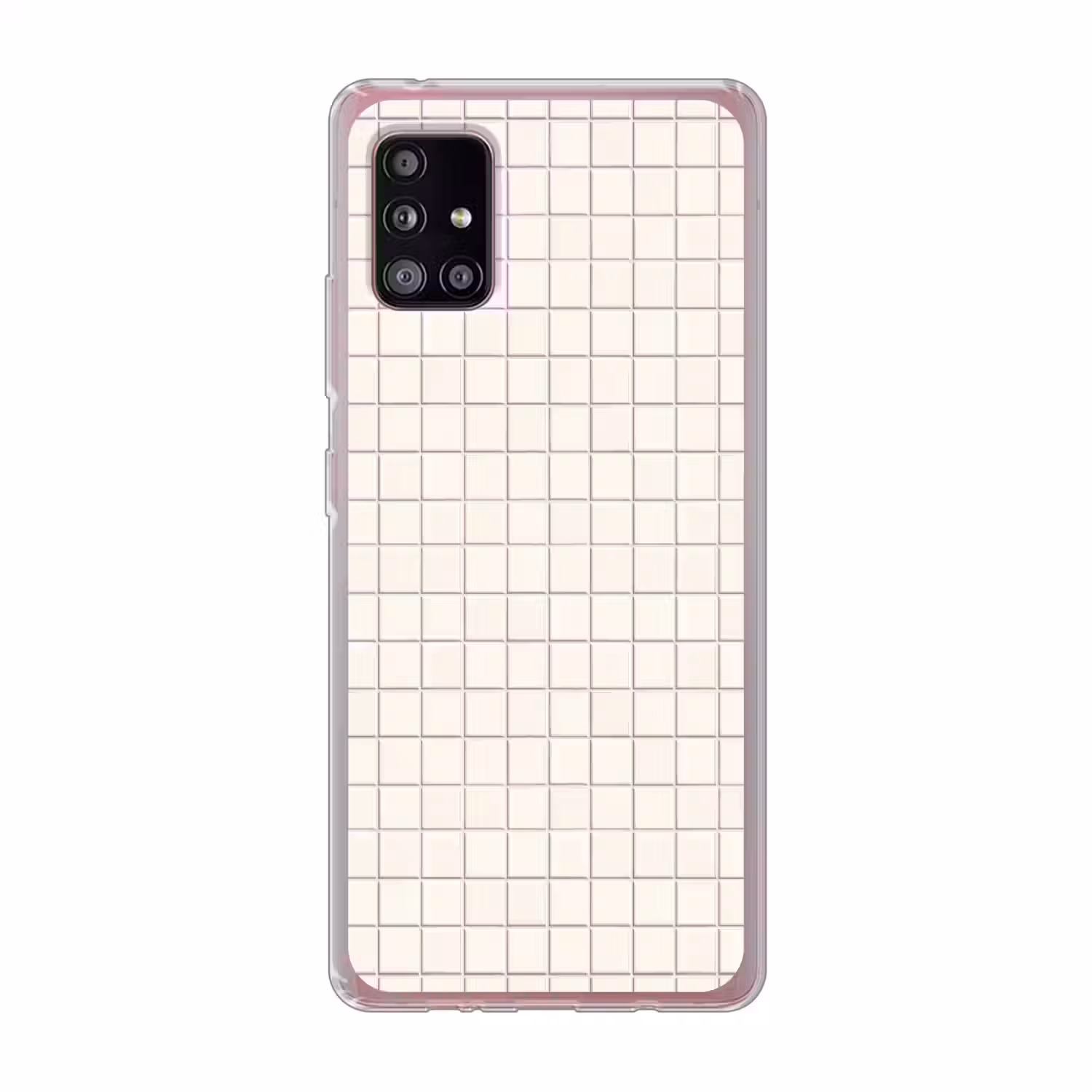 Patroon - Tegels - Wit Telefoonhoesje Samsung Galaxy A51 5G klein 373 -3d