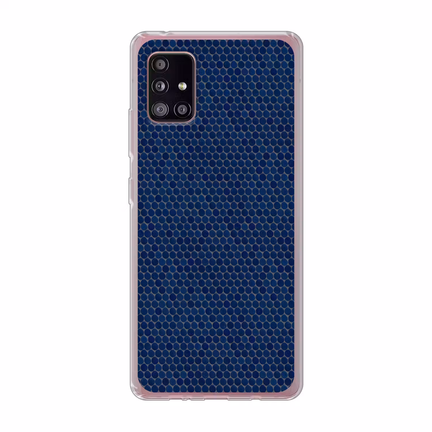 Penny - Mozaïek - Donkerblauw Telefoonhoesje Samsung Galaxy A51 5G klein 373 -3d