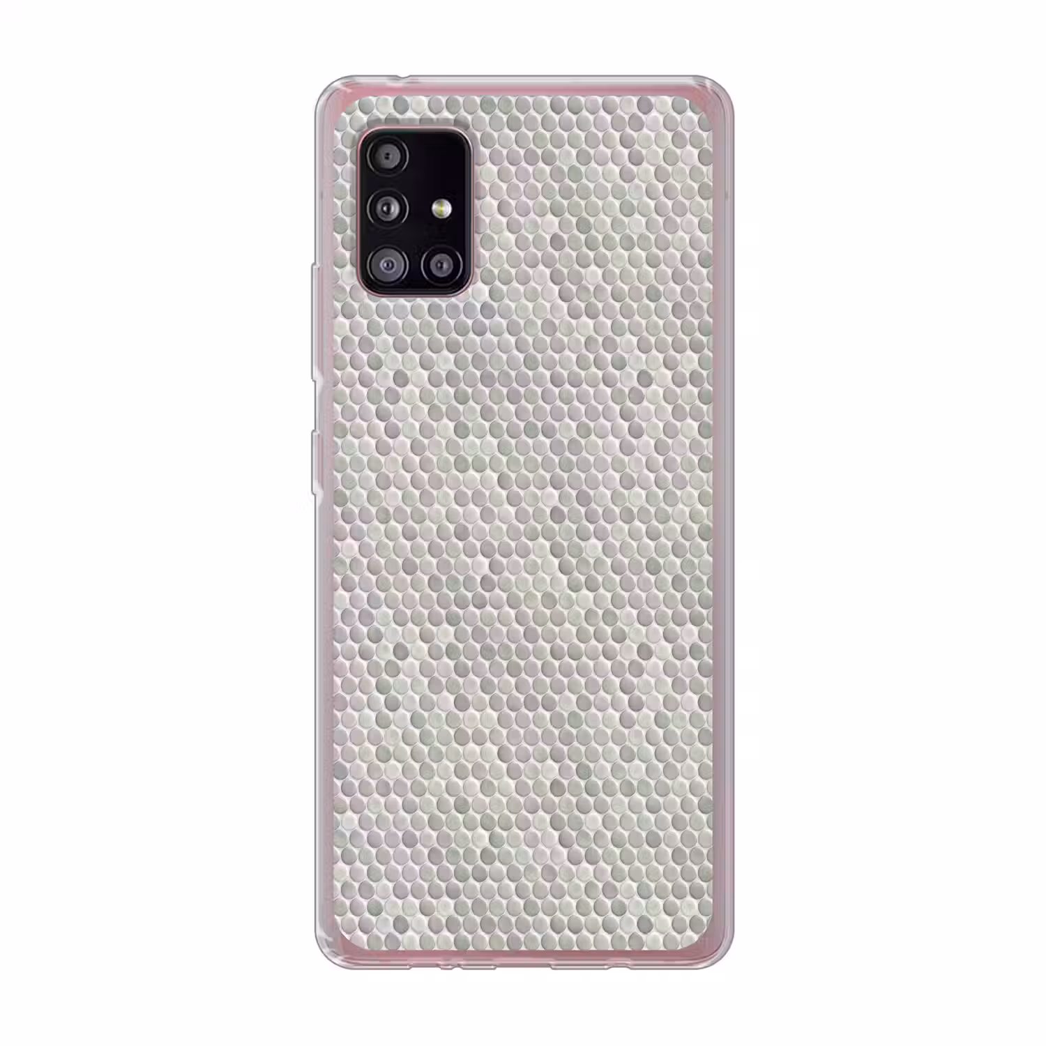 Penny - Mozaïek - Lichtgrijs Telefoonhoesje Samsung Galaxy A51 5G klein 373 -3d