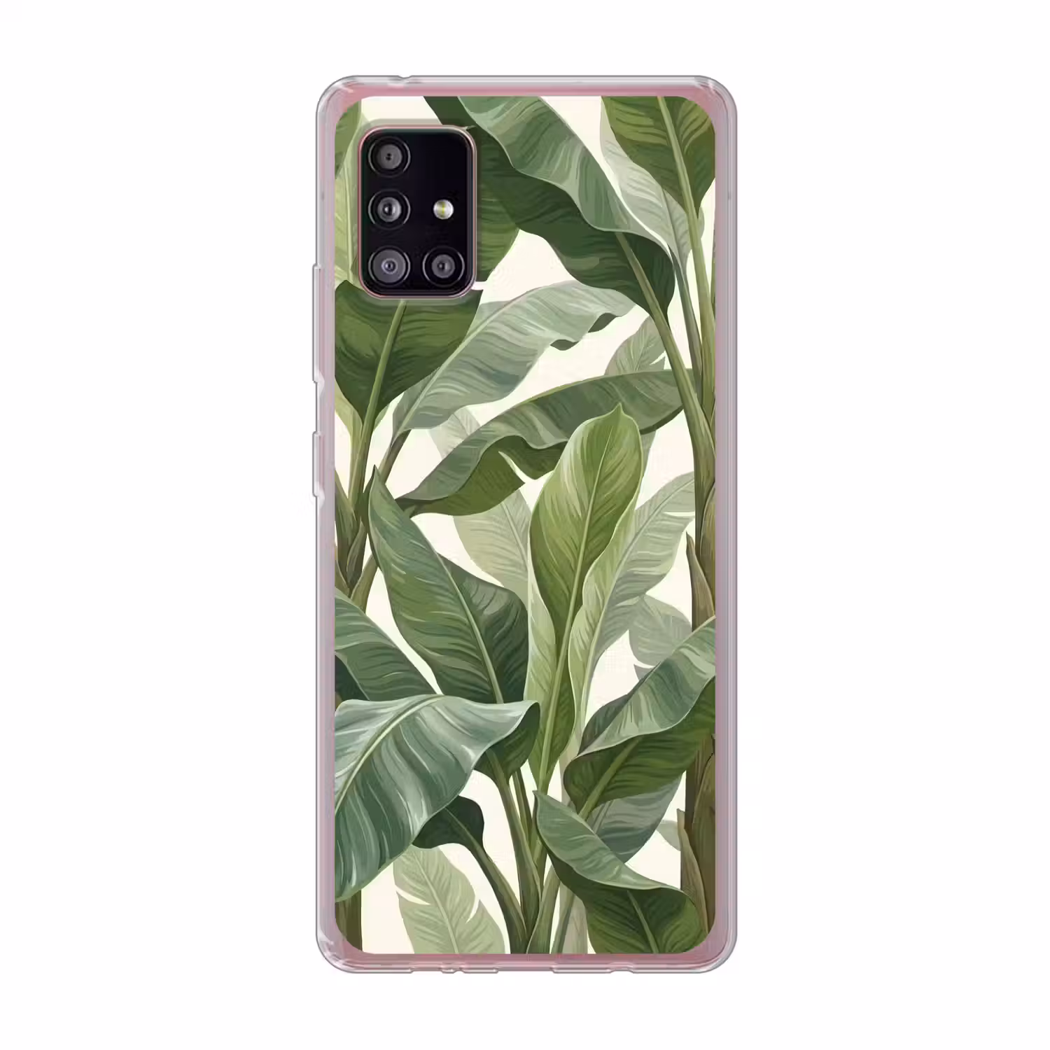 Planten - Bladeren - Tropisch - Groen Telefoonhoesje Samsung Galaxy A51 5G klein -3d