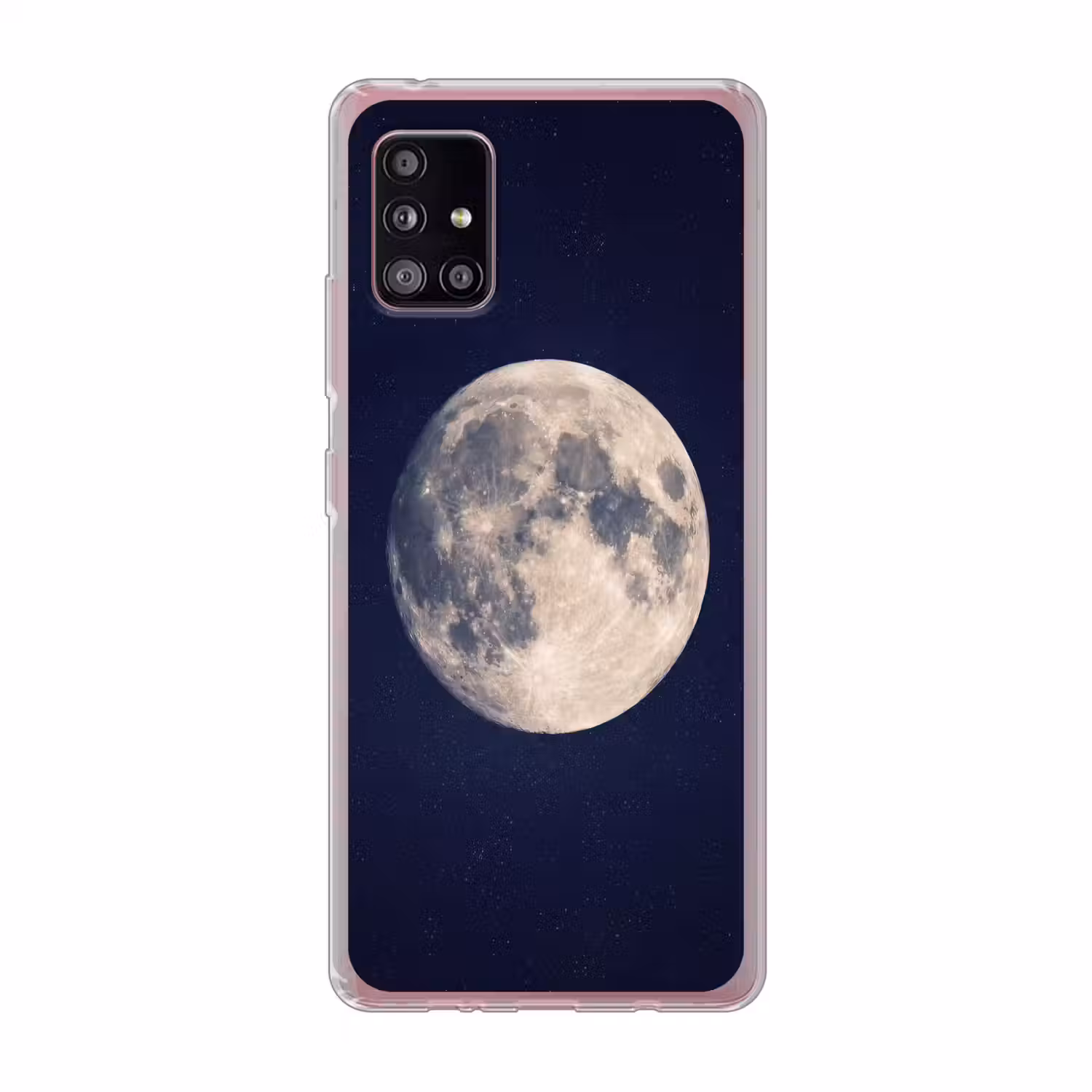 Ruimte - Maan - Kosmos Telefoonhoesje Samsung Galaxy A51 5G klein -3d