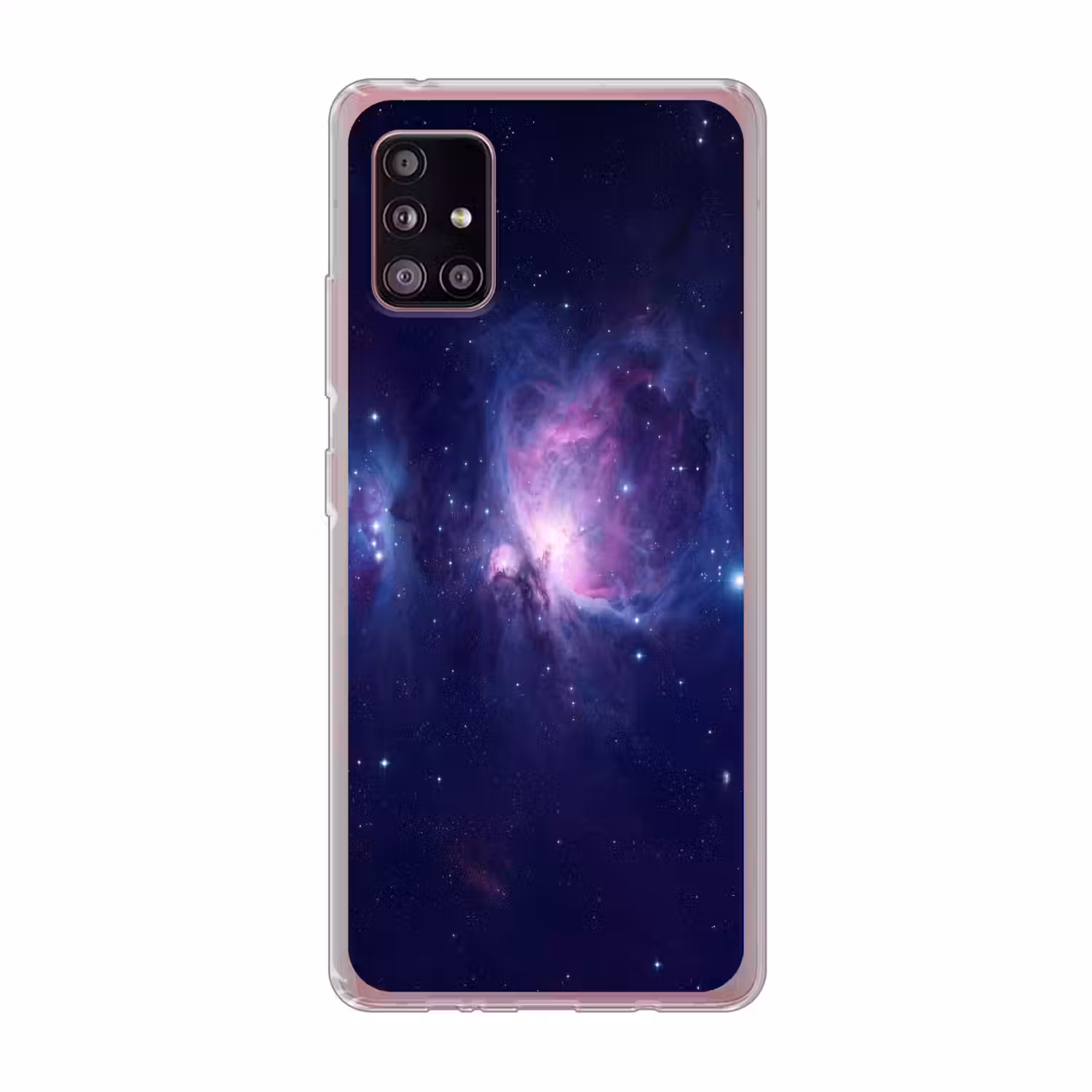 Ruimte - Sterren - Kleurrijk Telefoonhoesje Samsung Galaxy A51 5G klein -3d