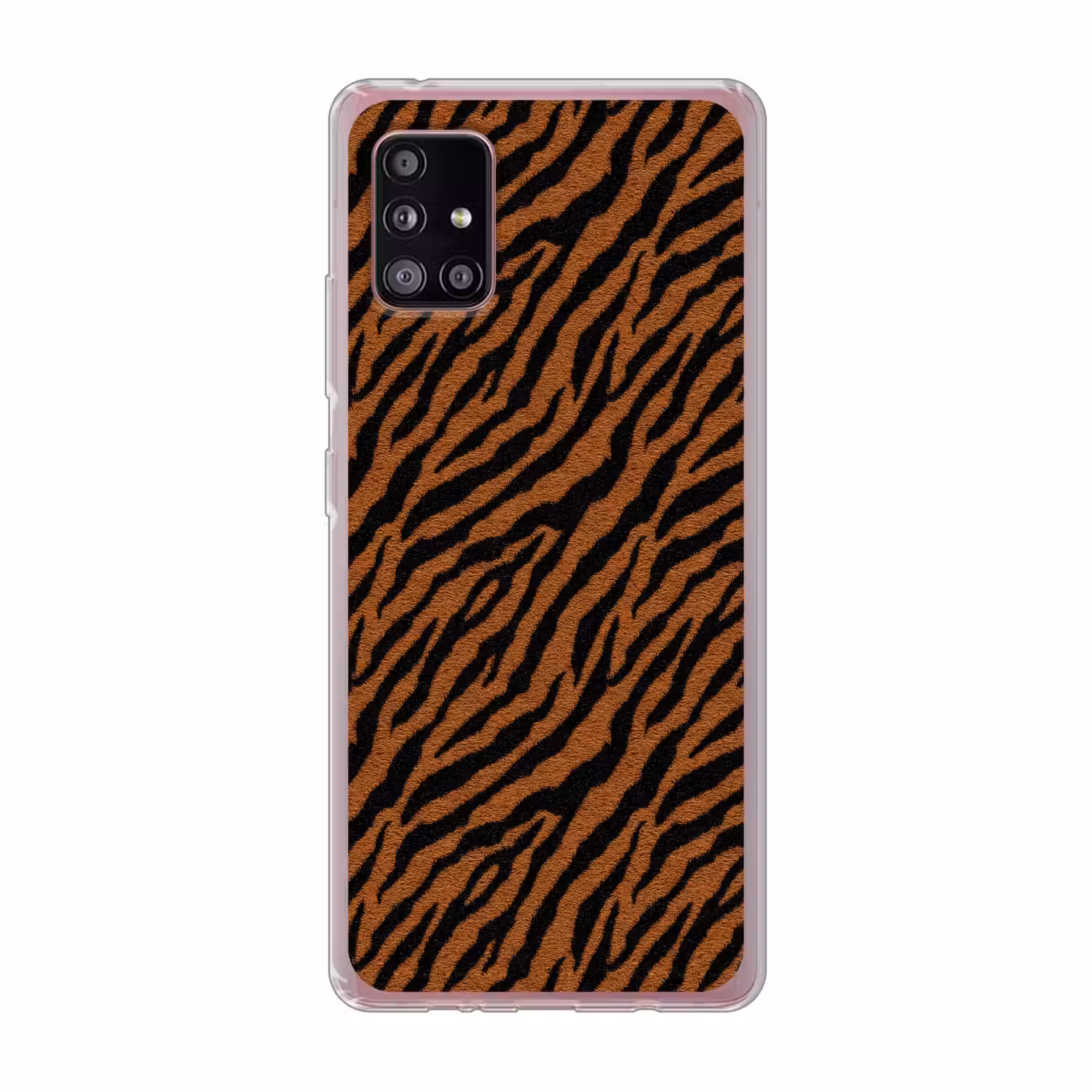 Tijger - Vacht - Zwart Telefoonhoesje Samsung Galaxy A51 5G klein 373 -3d